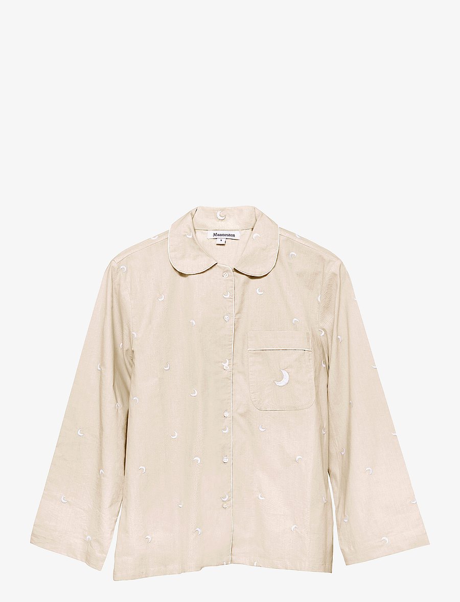 Maanesten - Moe Shirt - topid - light sand - 1
