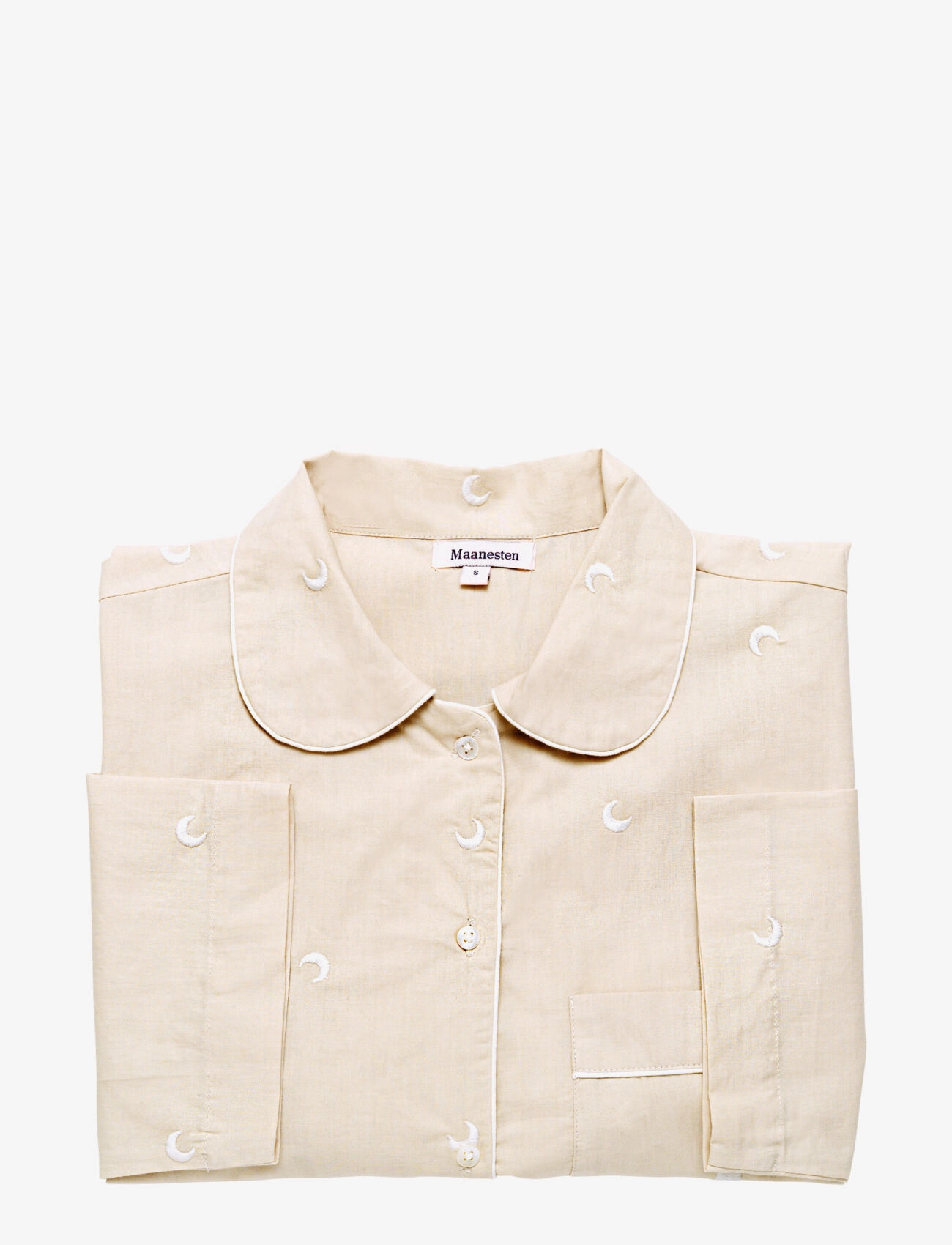 Maanesten - Moe Shirt - tops - light sand - 2
