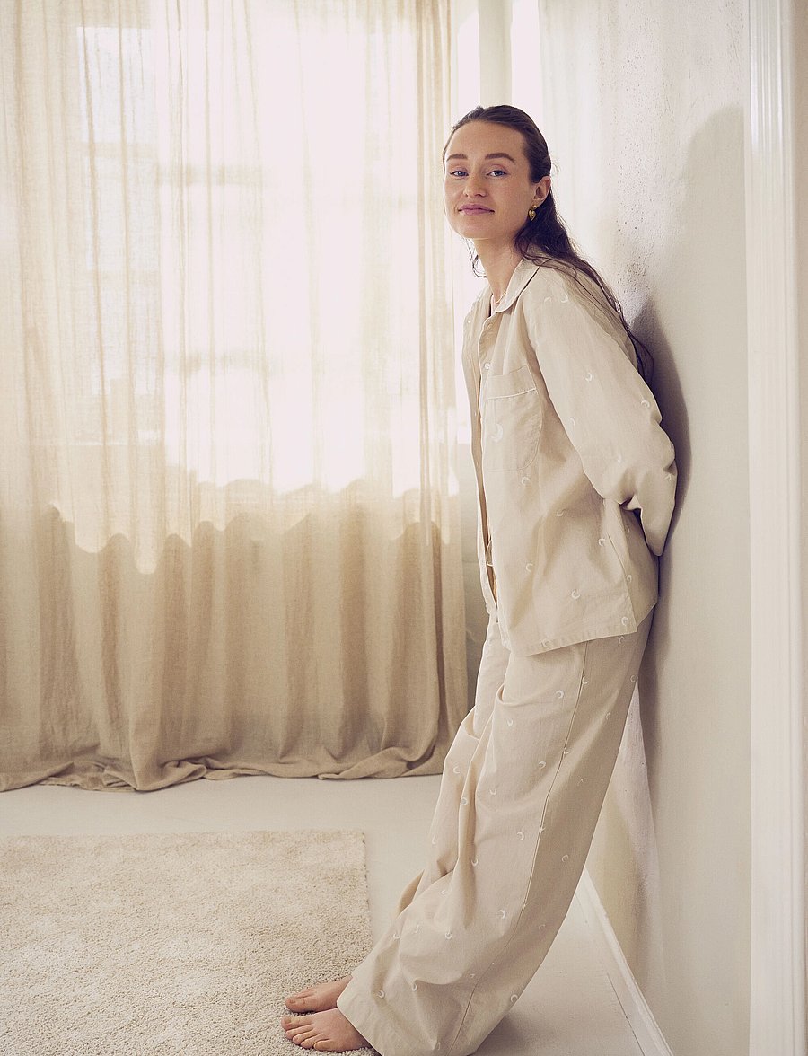 Maanesten - Moe Shirt - topid - light sand - 3