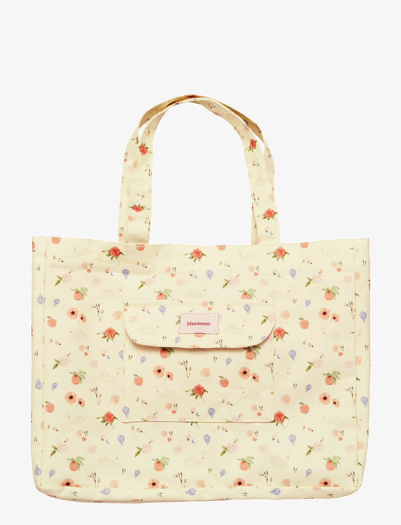 Maanesten - Big Canvas Totebag Roses and Shells - roses and shells - 0