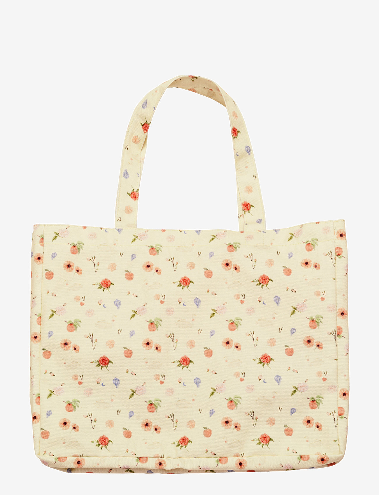 Maanesten - Big Canvas Totebag Roses and Shells - roses and shells - 1