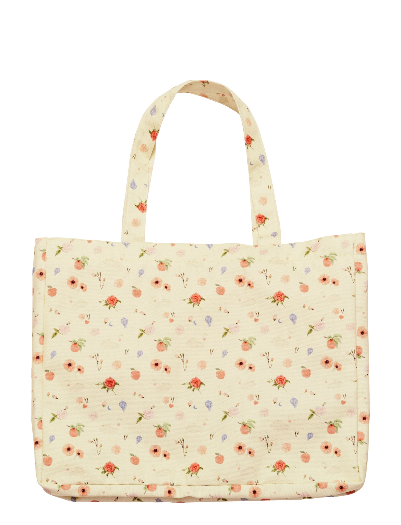 Maanesten - Big Canvas Totebag Roses and Shells - roses and shells - 1