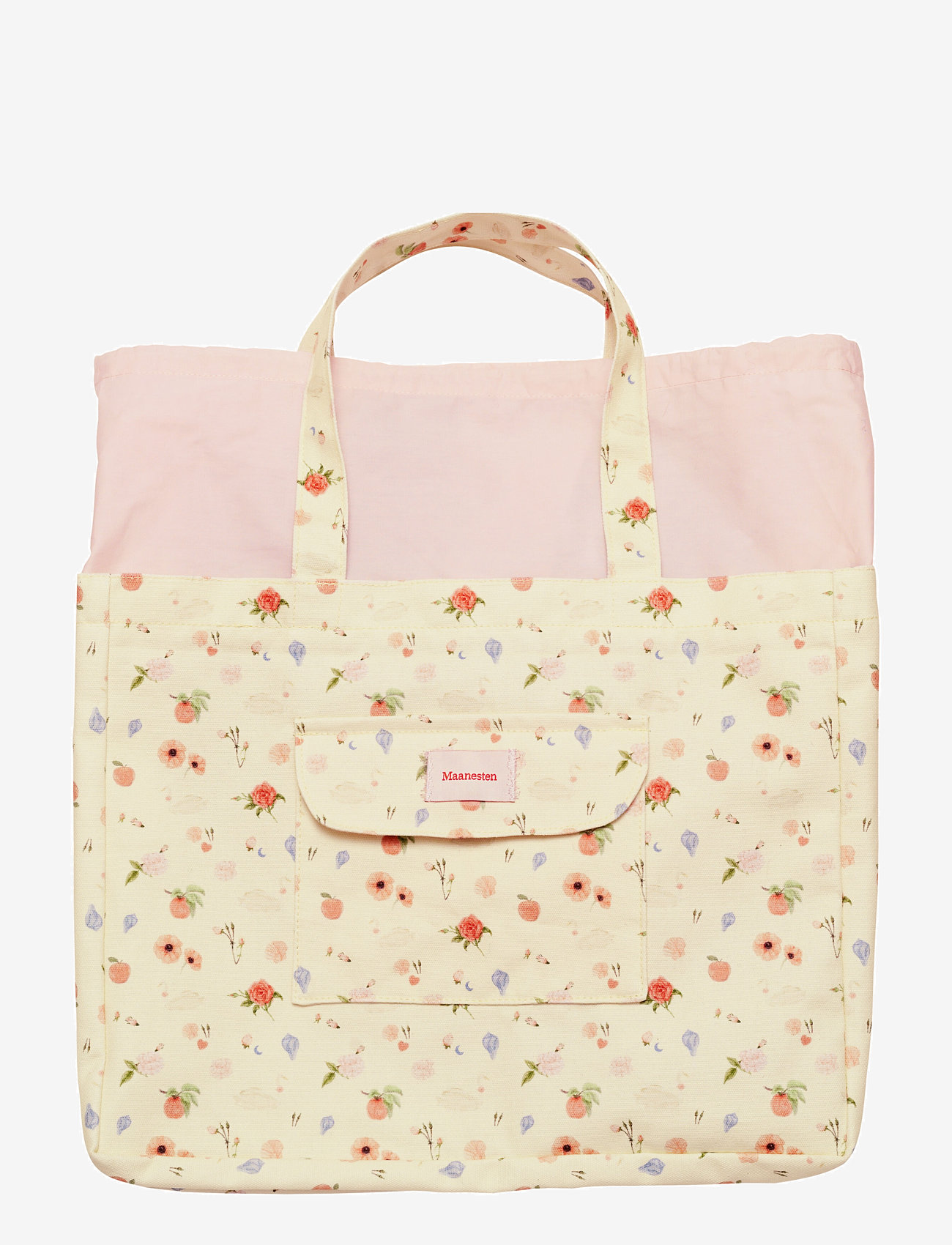 Maanesten - Big Canvas Totebag Roses and Shells - roses and shells - 2