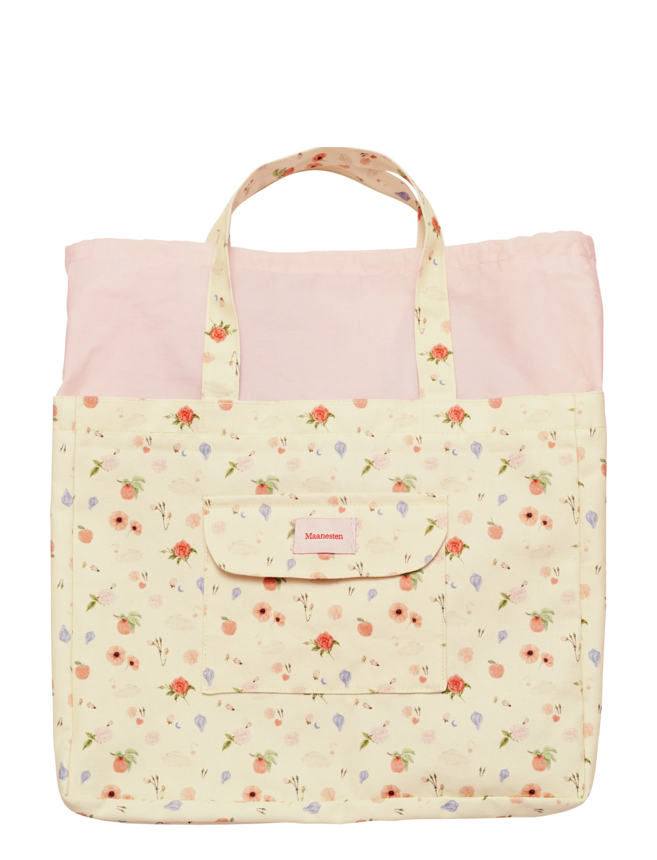 Maanesten - Big Canvas Totebag Roses and Shells - roses and shells - 2
