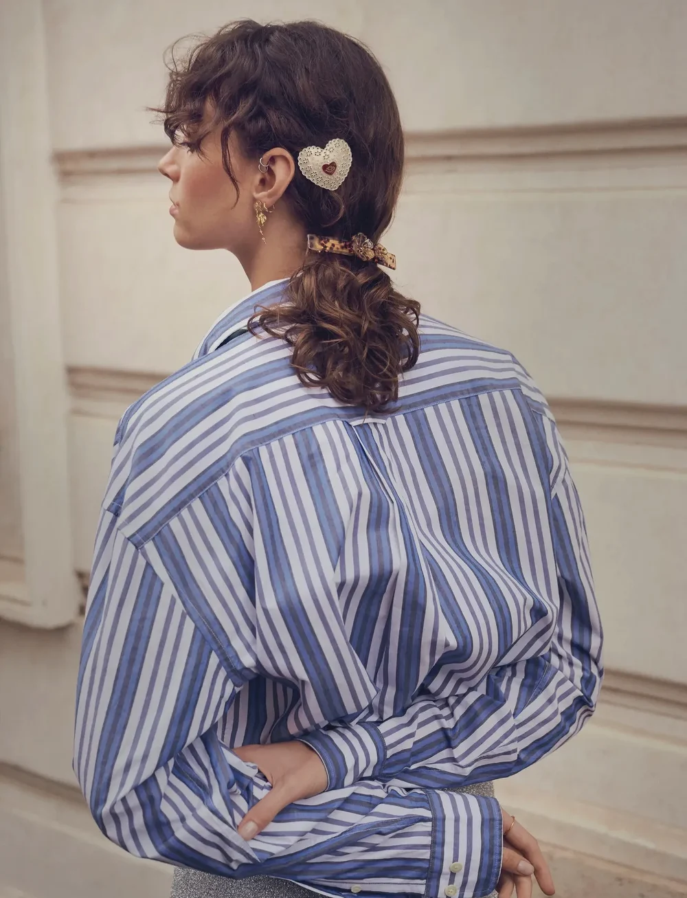 Maanesten - Moyo Hairclip Beige - matu sprādze - beige - 0