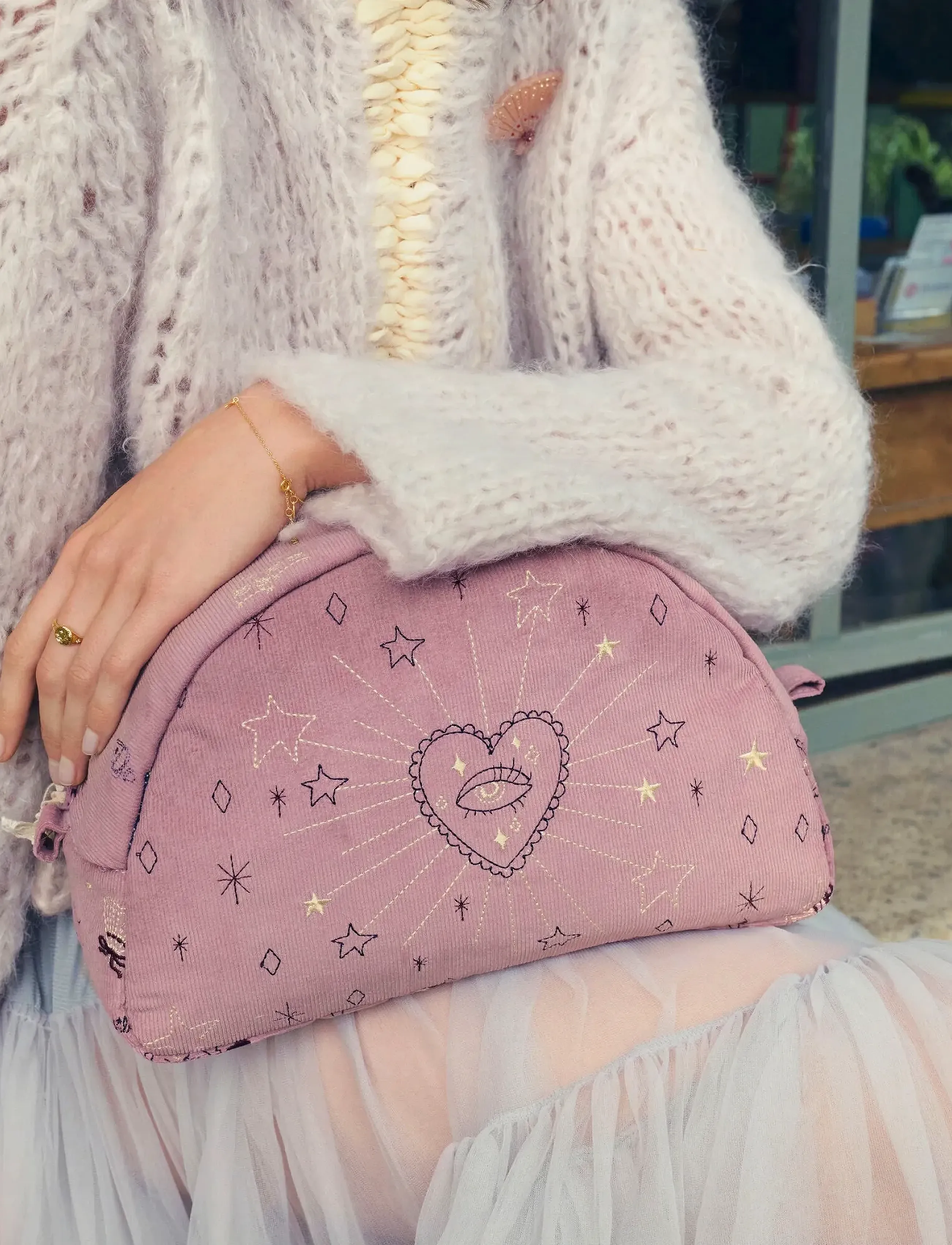 Maanesten - Makeup Bag Big Purple Theatre Magic - makeup - purple - 4
