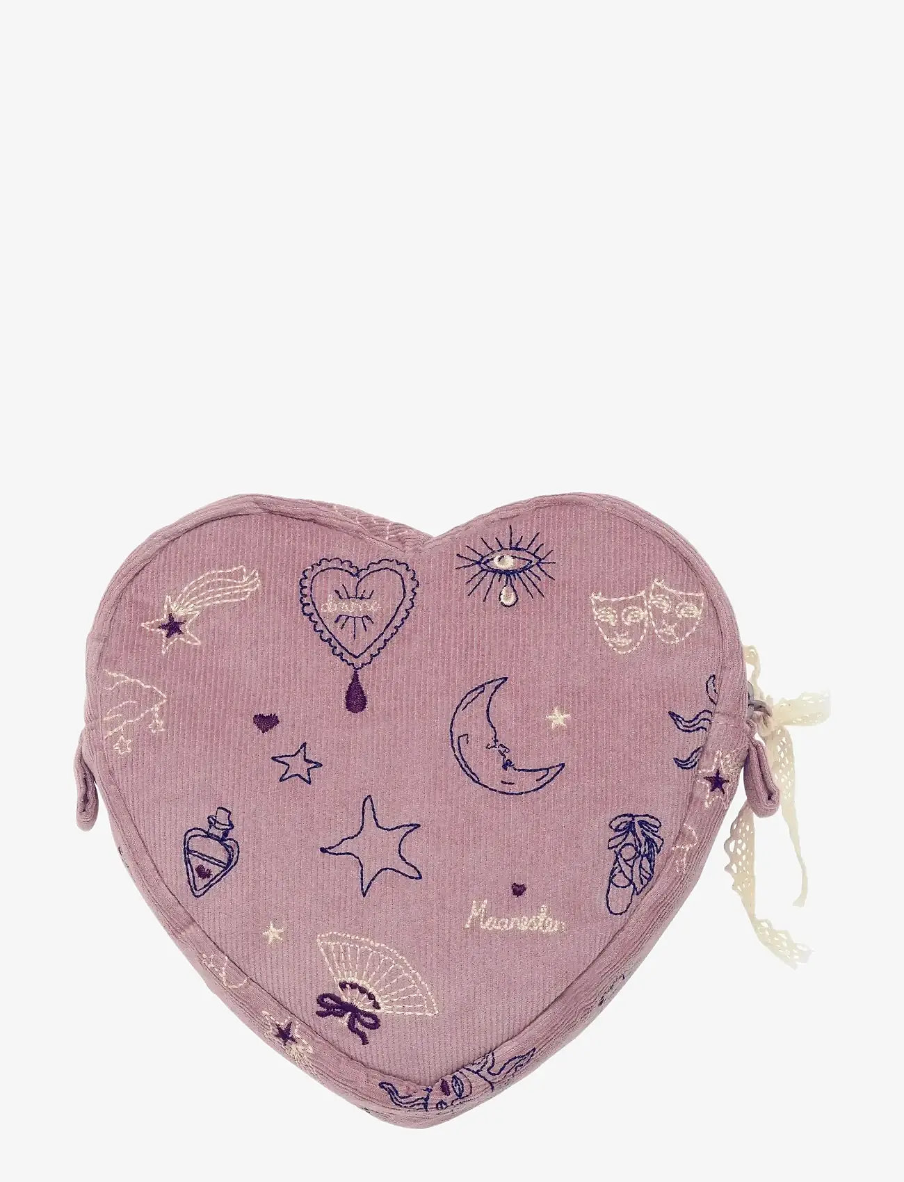 Maanesten - Heart Makeup Bag Purple Magic Heart - makeup - purple - 2