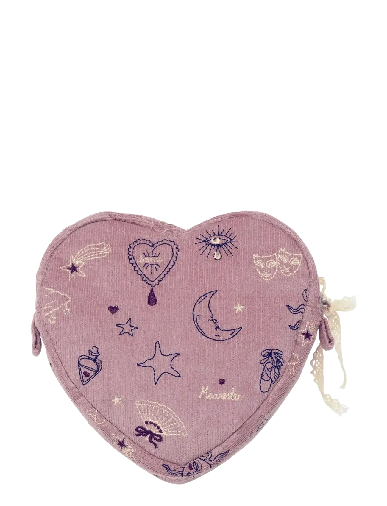 Maanesten - Heart Makeup Bag Purple Magic Heart - förðunarvörur - purple - 2
