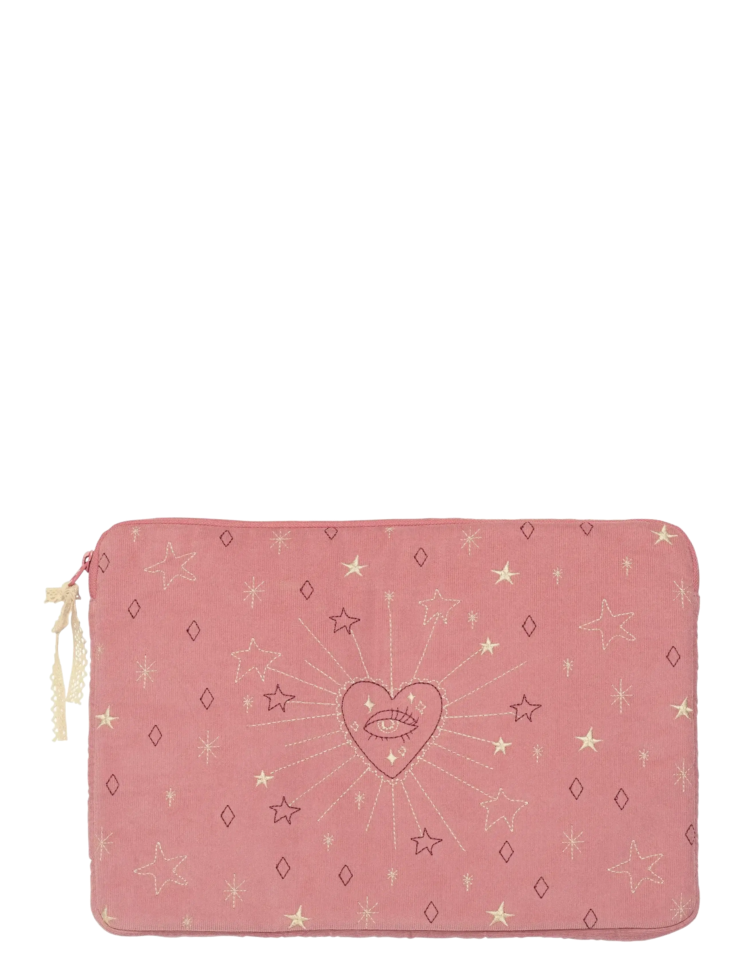 Maanesten Computer Sleeve 13" Pink Magic Heart & Moon - Maanesten - PINK / pink/rose