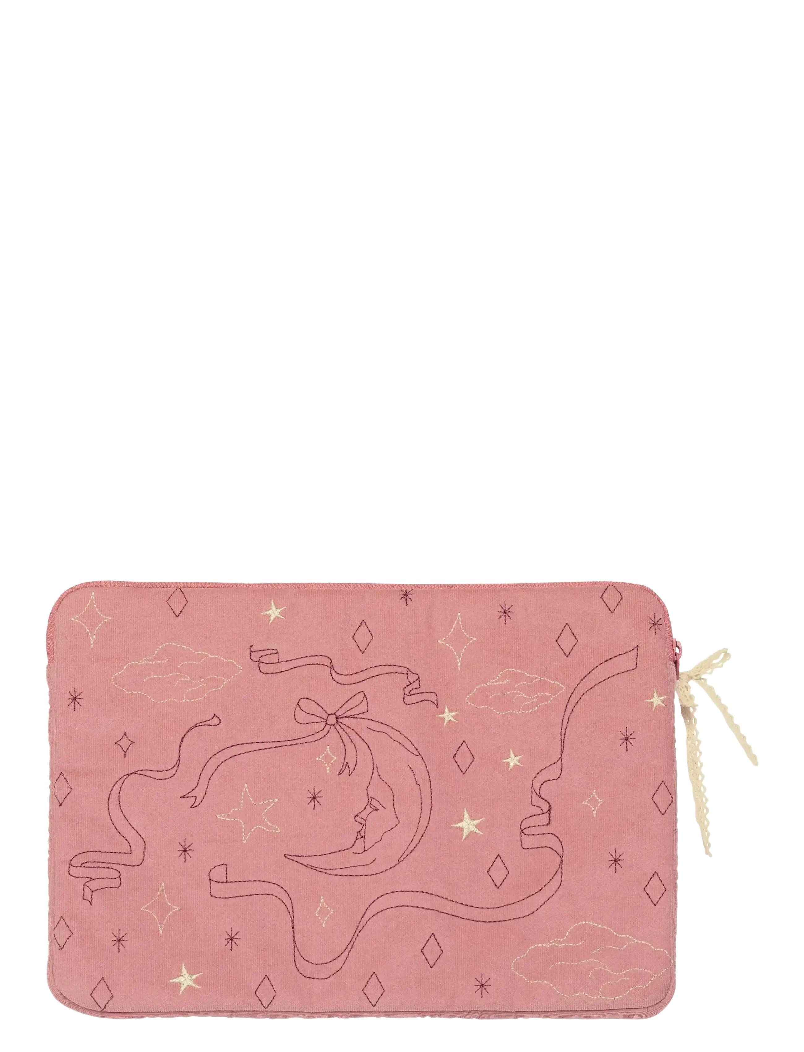 Maanesten - Computer Sleeve 13" Pink Magic Heart & Moon - modetrender - pink - 2