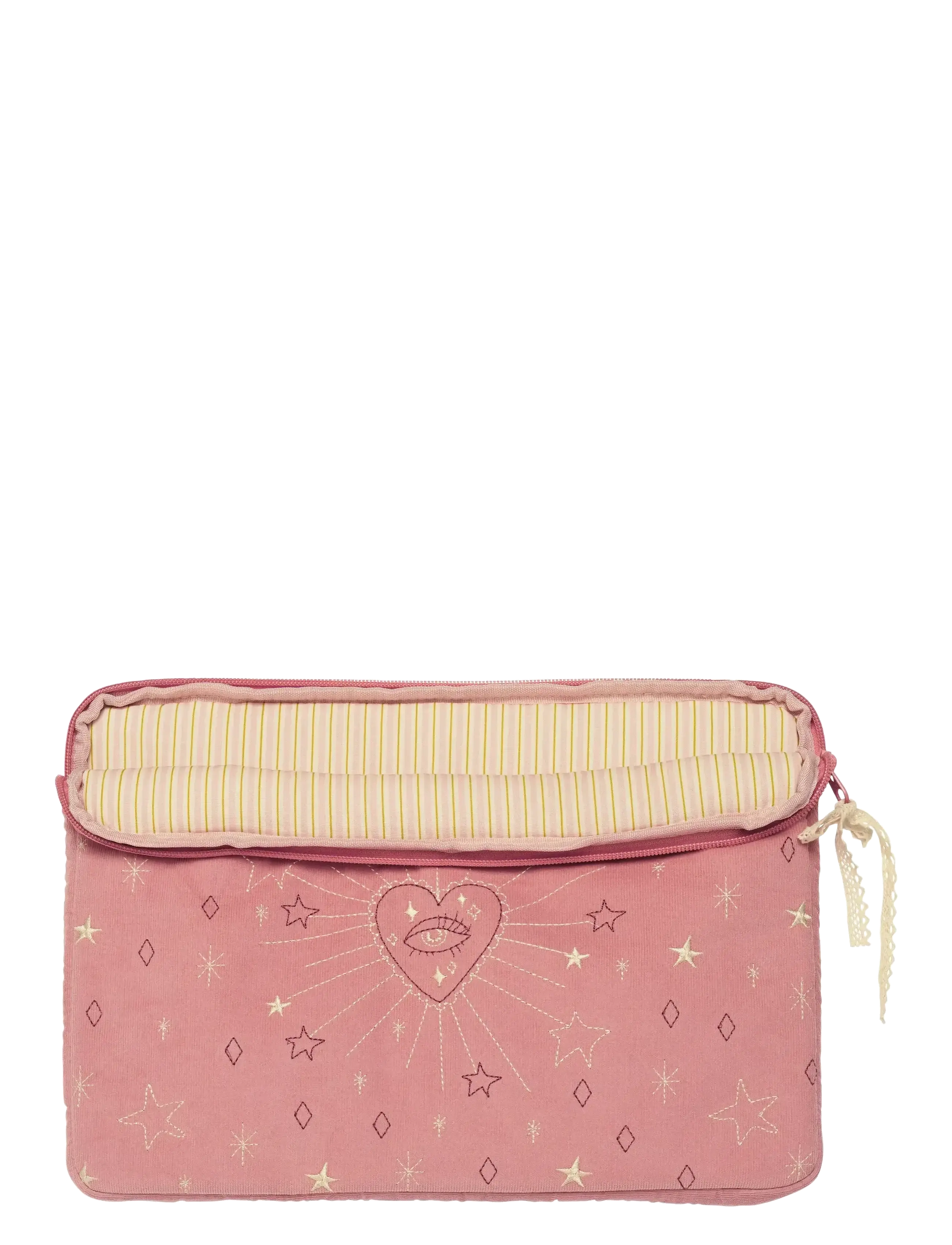 Maanesten - Computer Sleeve 13" Pink Magic Heart & Moon - modetrender - pink - 3