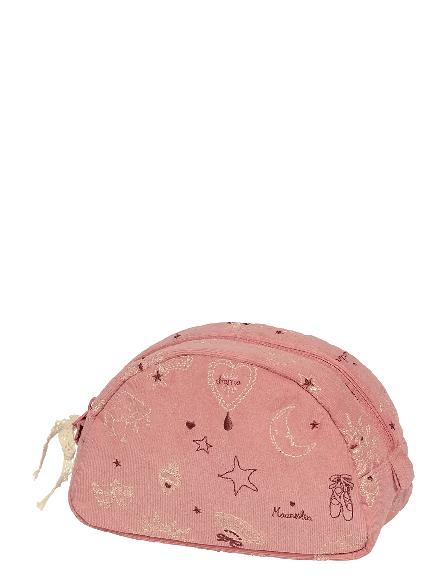 Maanesten - Makeup Bag Medium Pink Theatre Magic - makeup - pink - 1