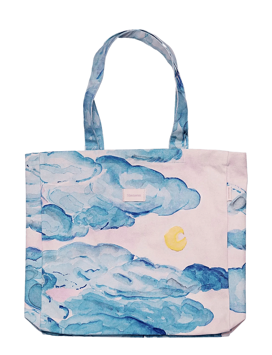 Maanesten - Moonshine Rose Totebag - tote bags - moonshine rose - 1