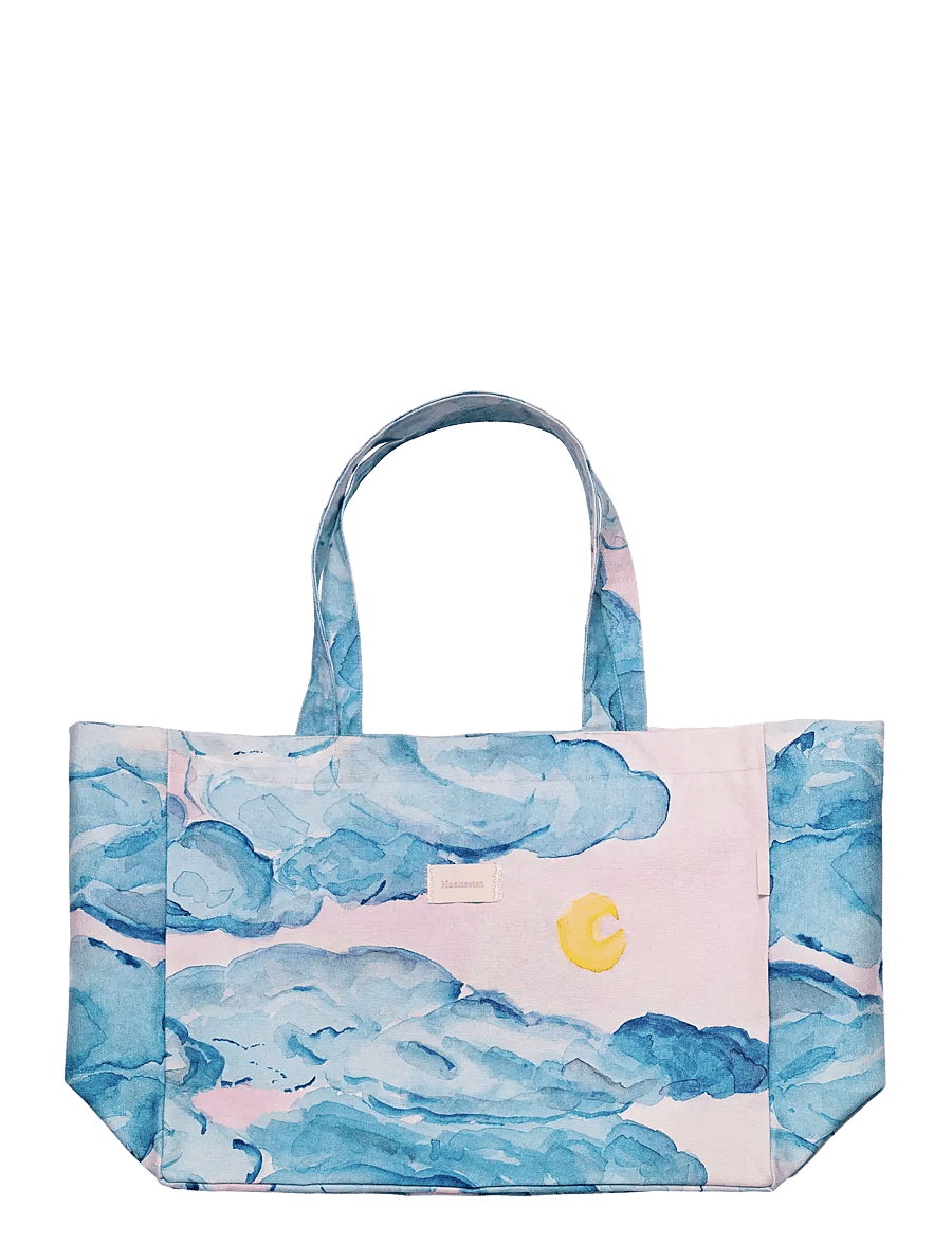 Maanesten - Moonshine Rose Big Canvas Totebag - moonshine rose - 1