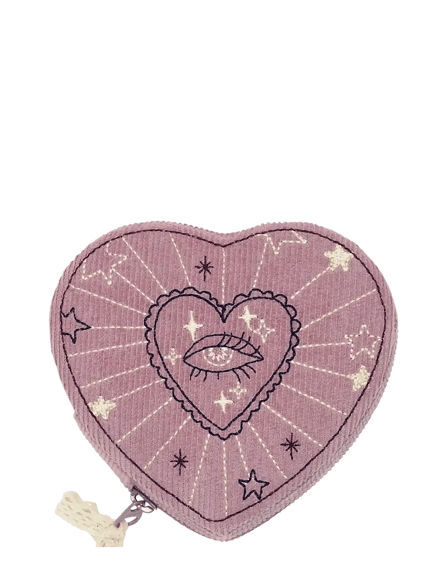 Maanesten - Heart Jewelry Box Purple Theatre Magic - purple - 0