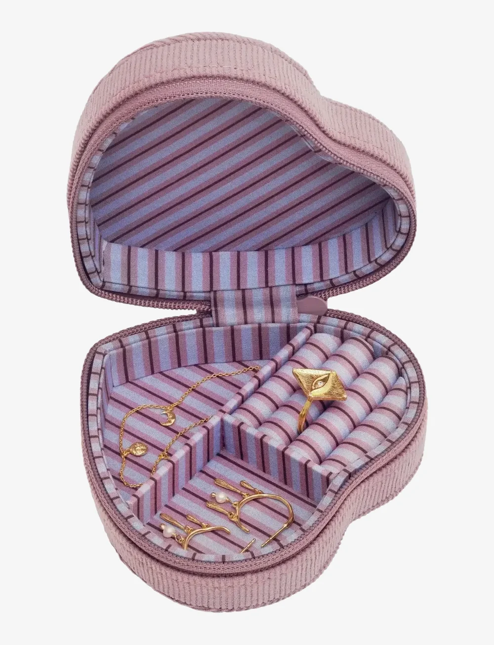 Maanesten - Heart Jewelry Box Purple Theatre Magic - schmuckschatullen - purple - 1