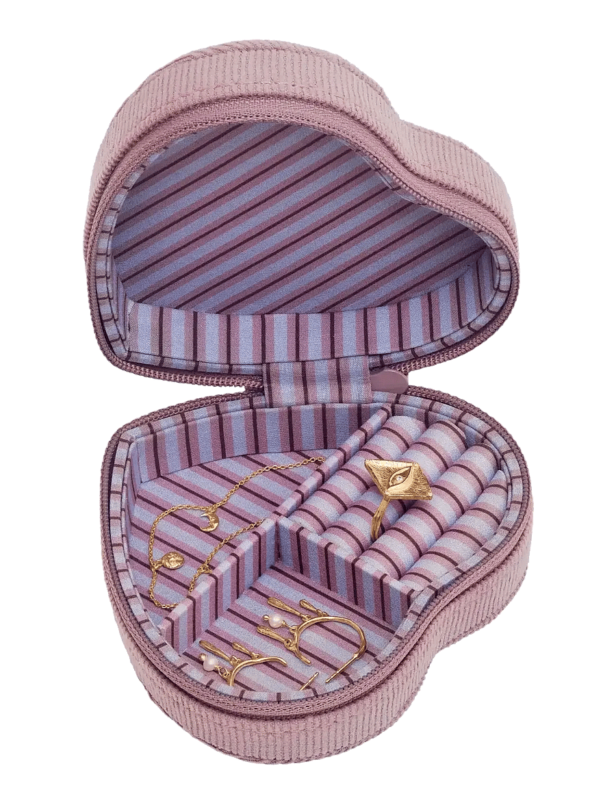 Maanesten - Heart Jewelry Box Purple Theatre Magic - purple - 1