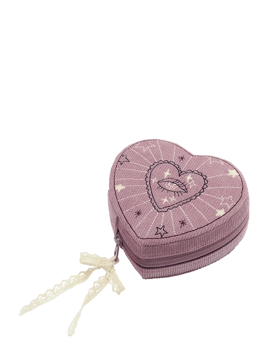Maanesten - Heart Jewelry Box Purple Theatre Magic - purple - 3