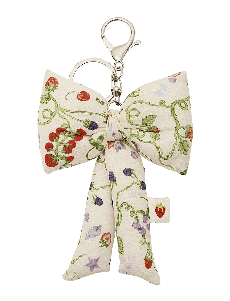 Maanesten - Fabric Bow Keychain Garden Magic Ivory - modetrends - ivory - 0
