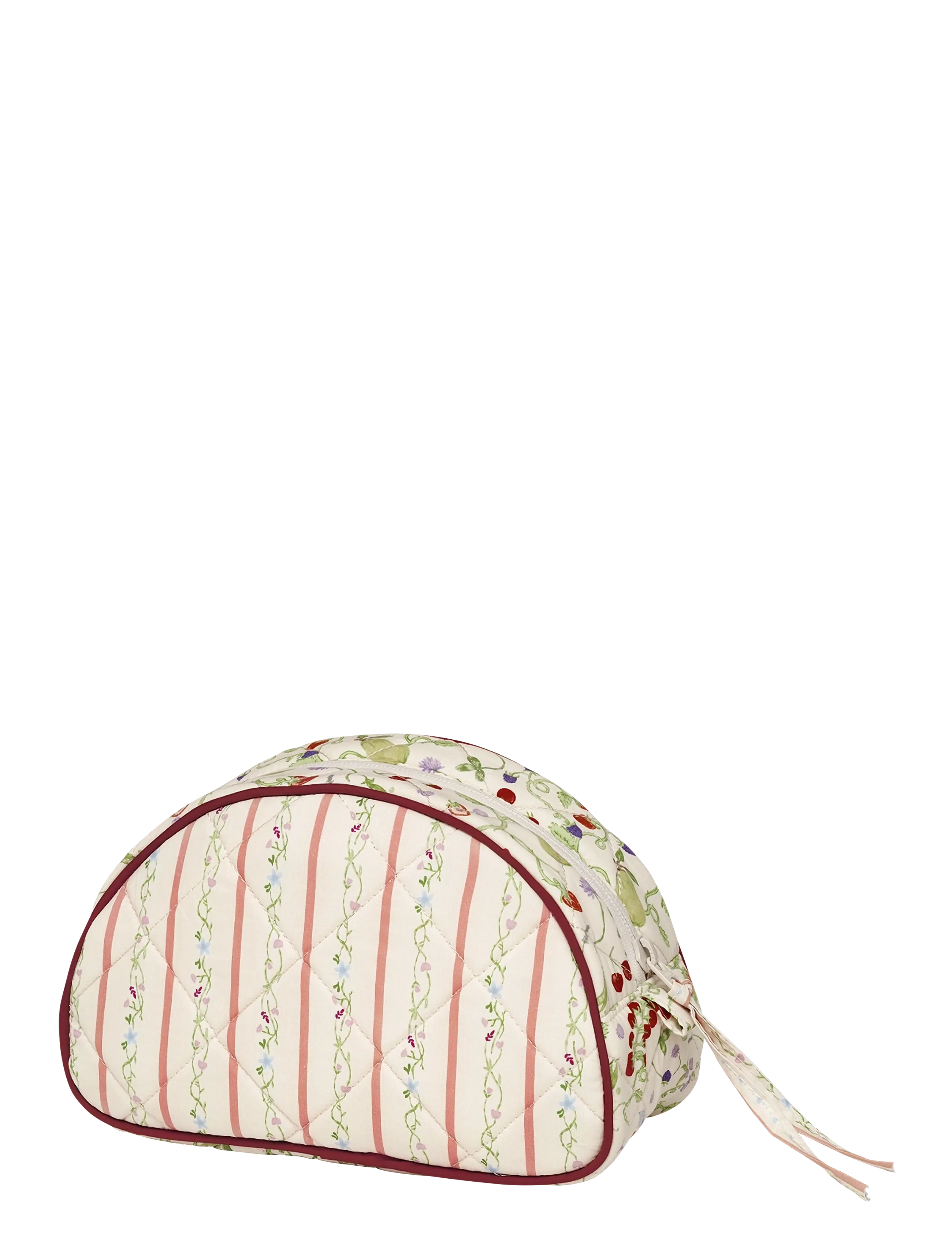 Maanesten - Makeup Bag Medium Summer Stripes Peach - makeup - peach - 1