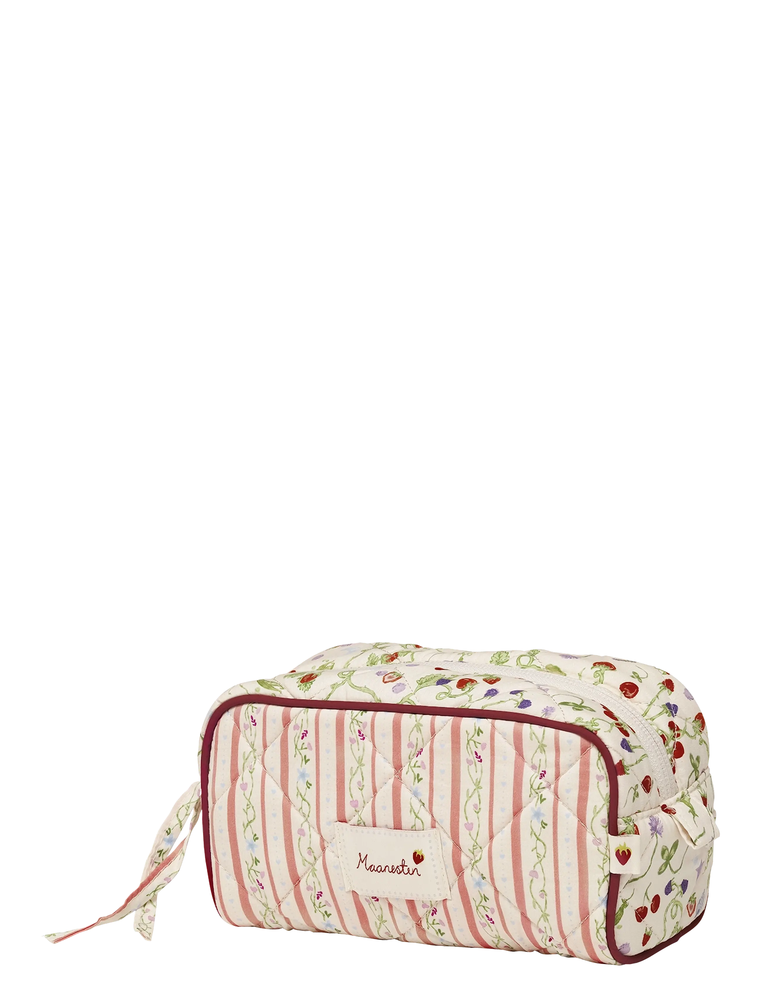 Maanesten Stardust Bag Summer Stripes Peach - Skønhed - PEACH / cream