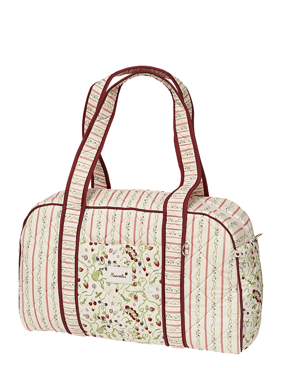 Maanesten - Suvi Quilted Bag Summer Stripes Peach - modetrends - peach - 0