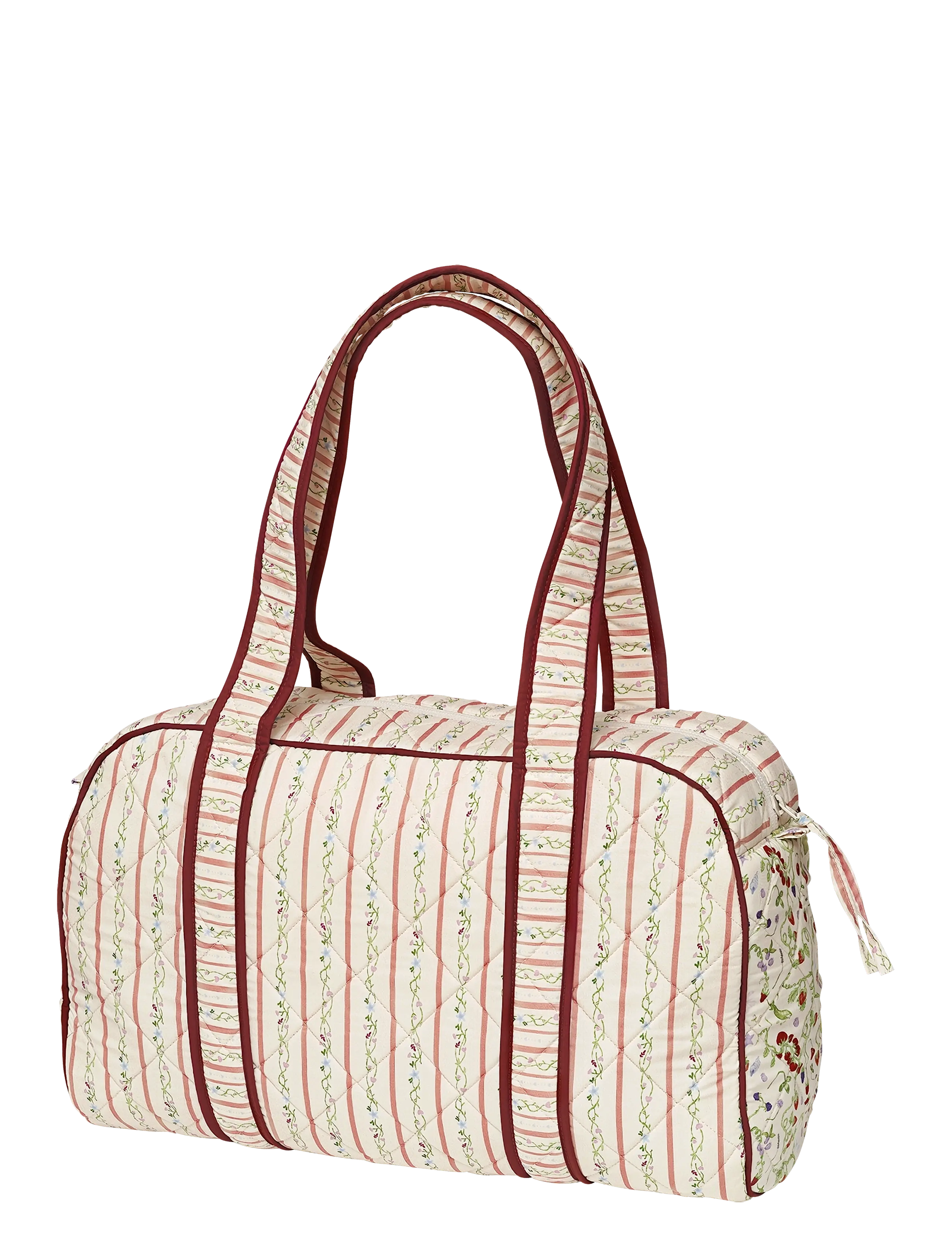 Maanesten - Suvi Quilted Bag Summer Stripes Peach - modetrends - peach - 1