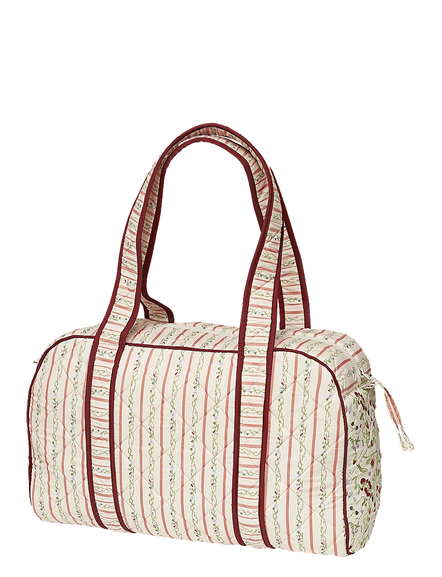 Maanesten - Suvi Quilted Bag Summer Stripes Peach - modetrends - peach - 1