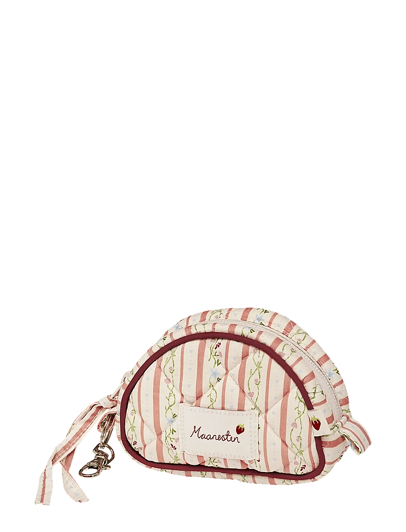 Maanesten - Rui Keychain Bag Summer Stripes Peach - modetrender - peach - 0