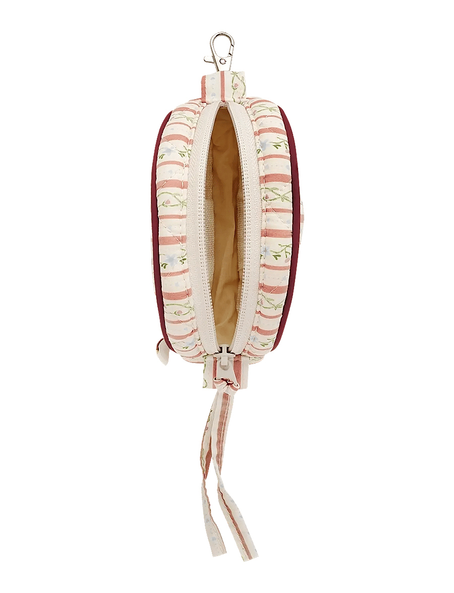 Maanesten - Rui Keychain Bag Summer Stripes Peach - mode trends - peach - 1