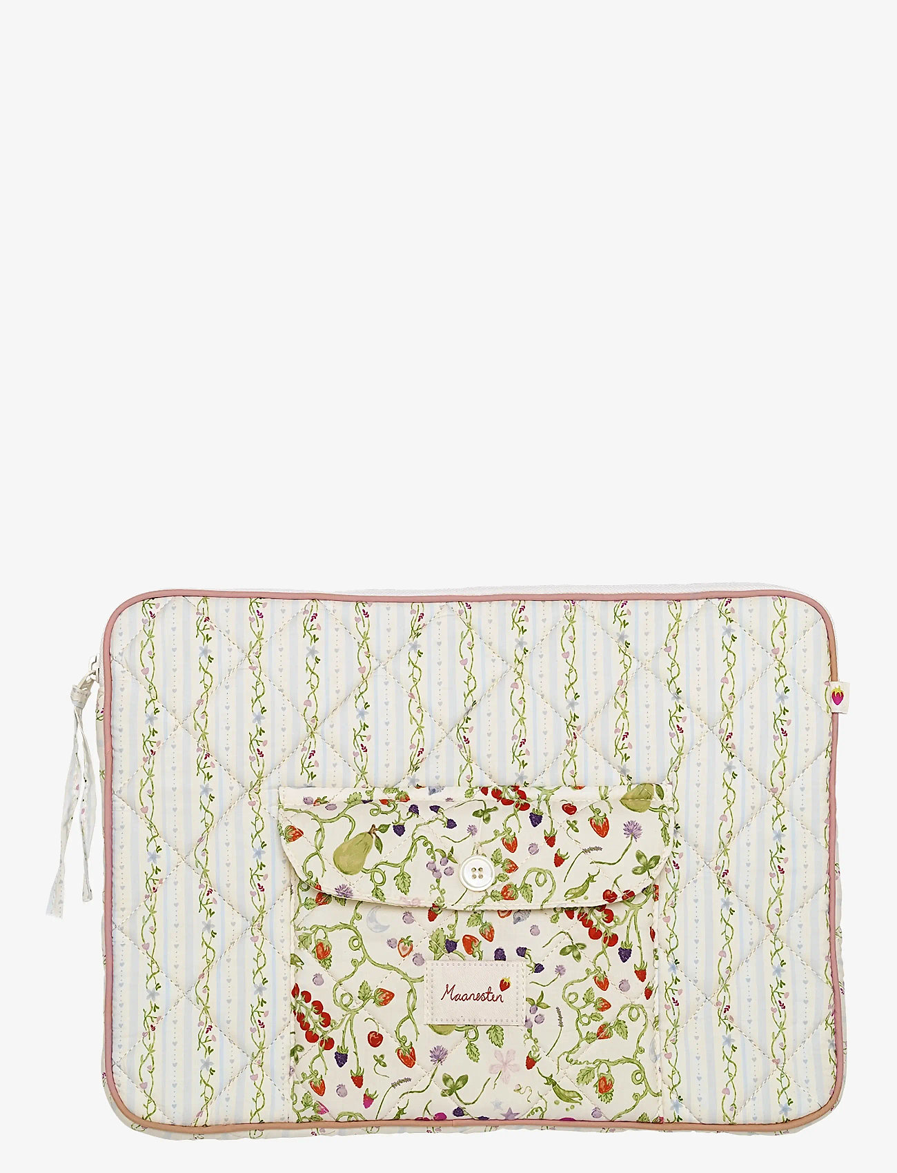 Maanesten - Alesea Computer Sleeve Summer Stripes Blue - modetrends - blue - 0