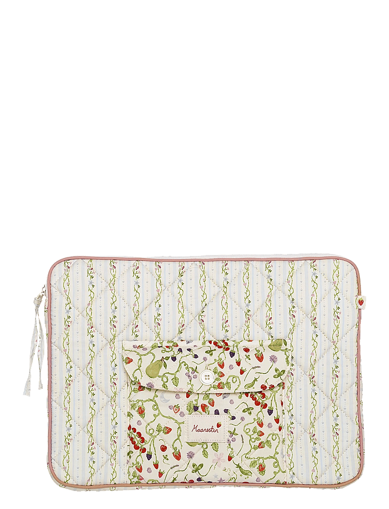 Maanesten - Alesea Computer Sleeve Summer Stripes Blue - modetrends - blue - 0