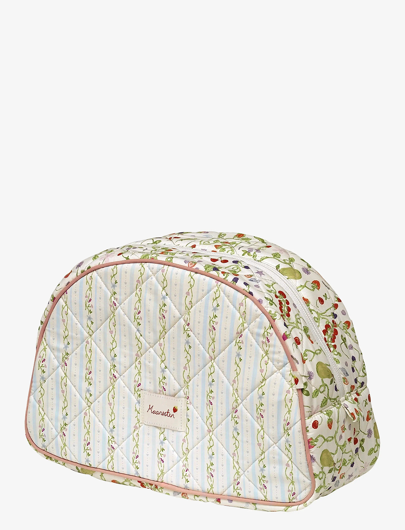 Maanesten - Makeup Bag Big Summer Stripes Blue - makeup - blue - 0