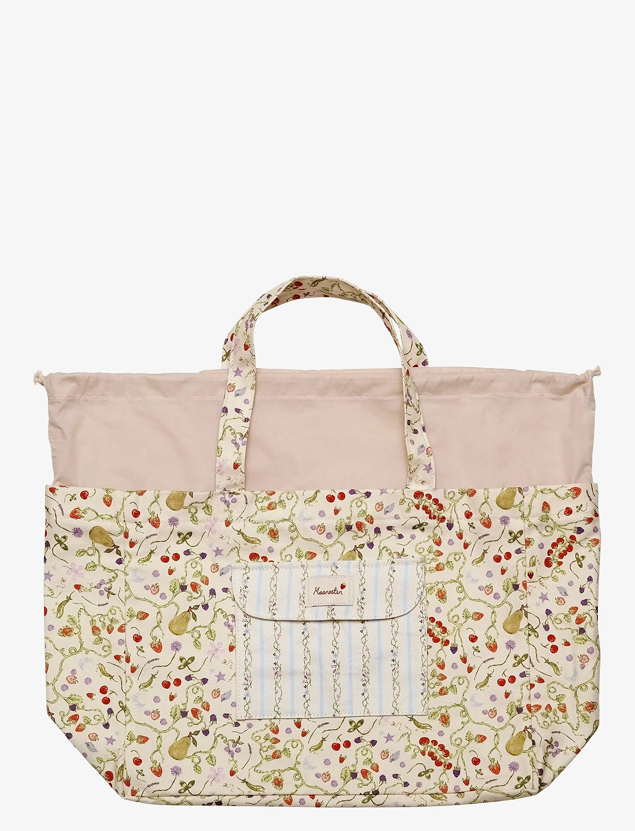 Maanesten - Big Canvas Totebag Garden Magic Ivory - tote bags - ivory - 2