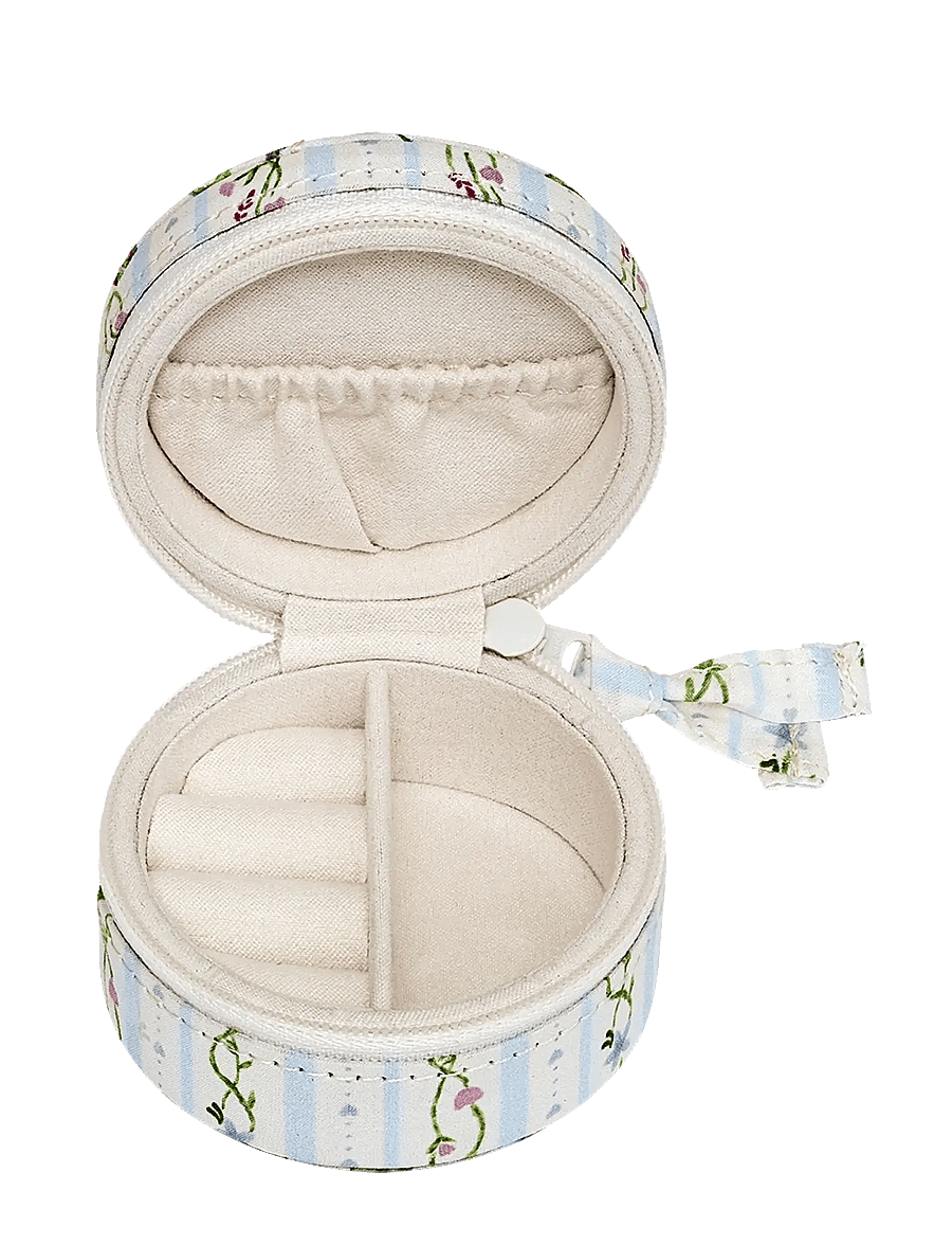 Maanesten - Round Jewelry Box - Small Garden Magic Ivory - ivory - 2