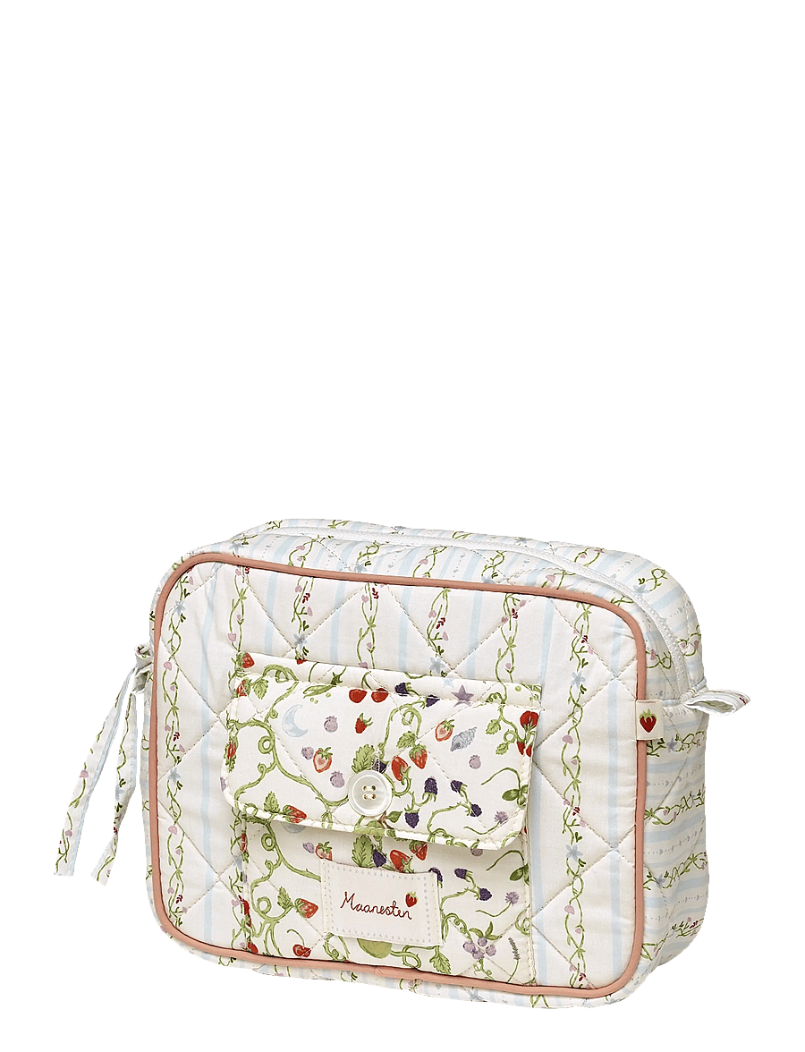 Maanesten - Reva Bag Summer Stripes Blue - makeup - blue - 0