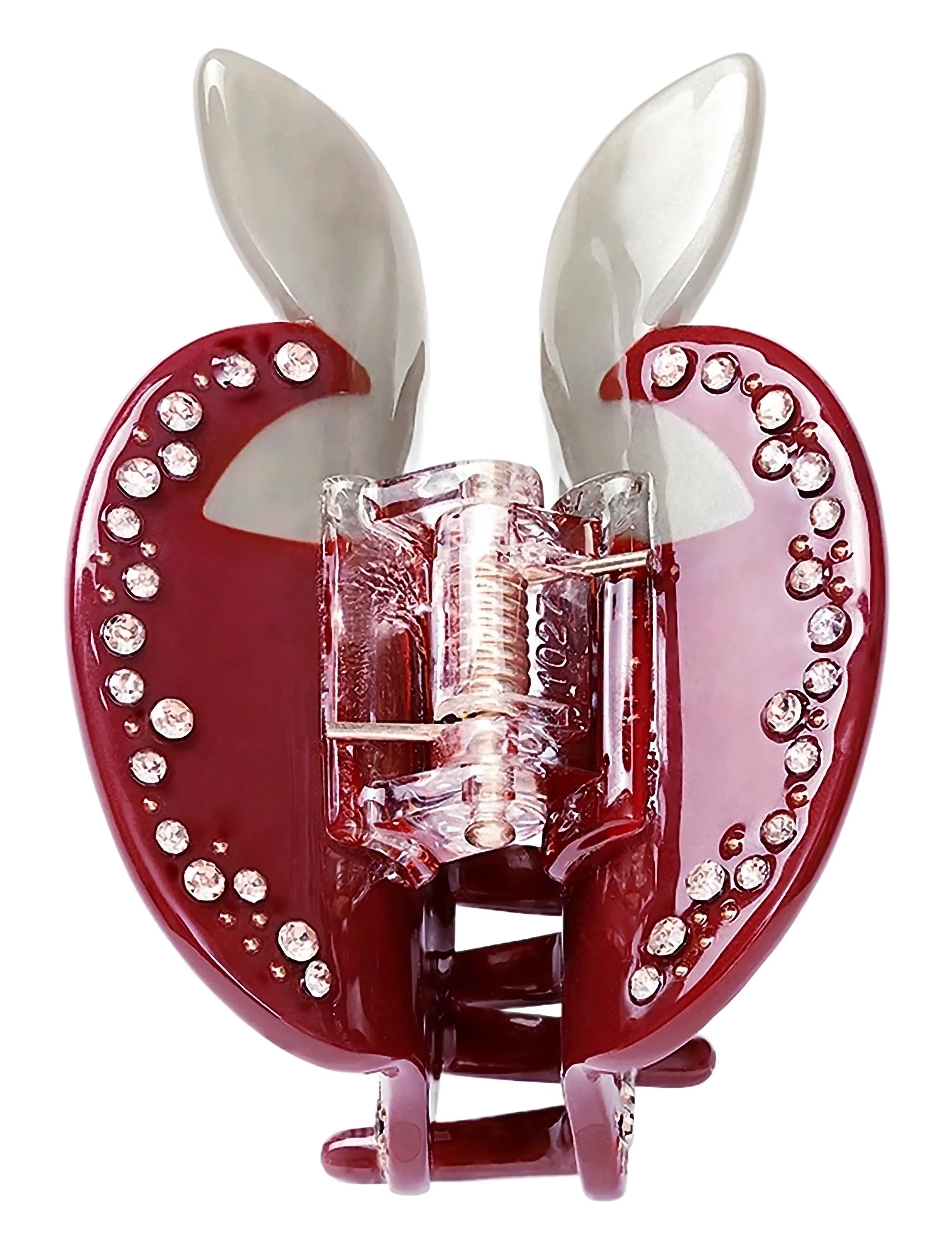 Maanesten - Abelta Hairclaw Cherry - hårklämmor - cranberry - 1