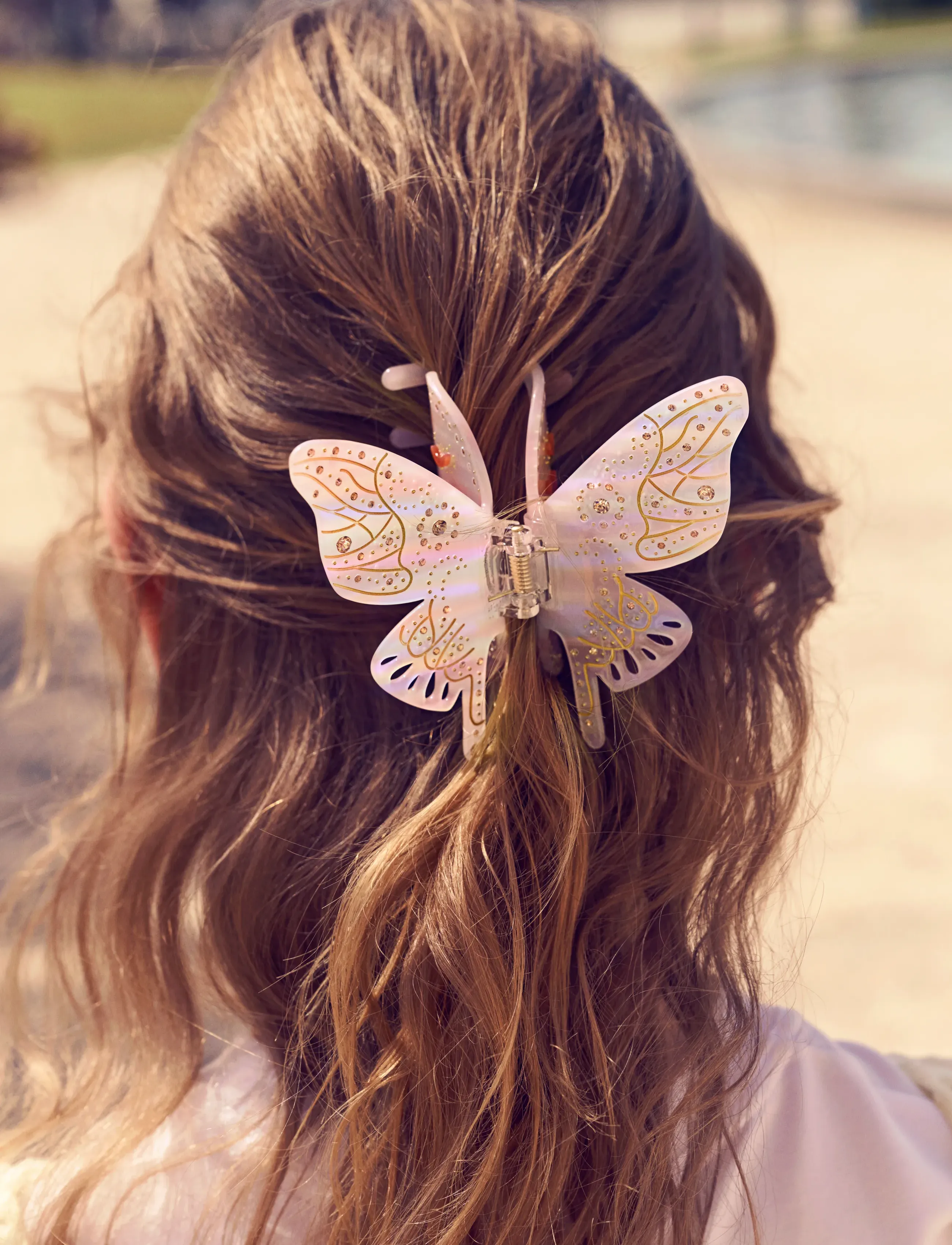 Maanesten Nabi Hairclaw Small Sunrise, One Size, Pink, Hårtilbehør > Hårkløer, Dame
