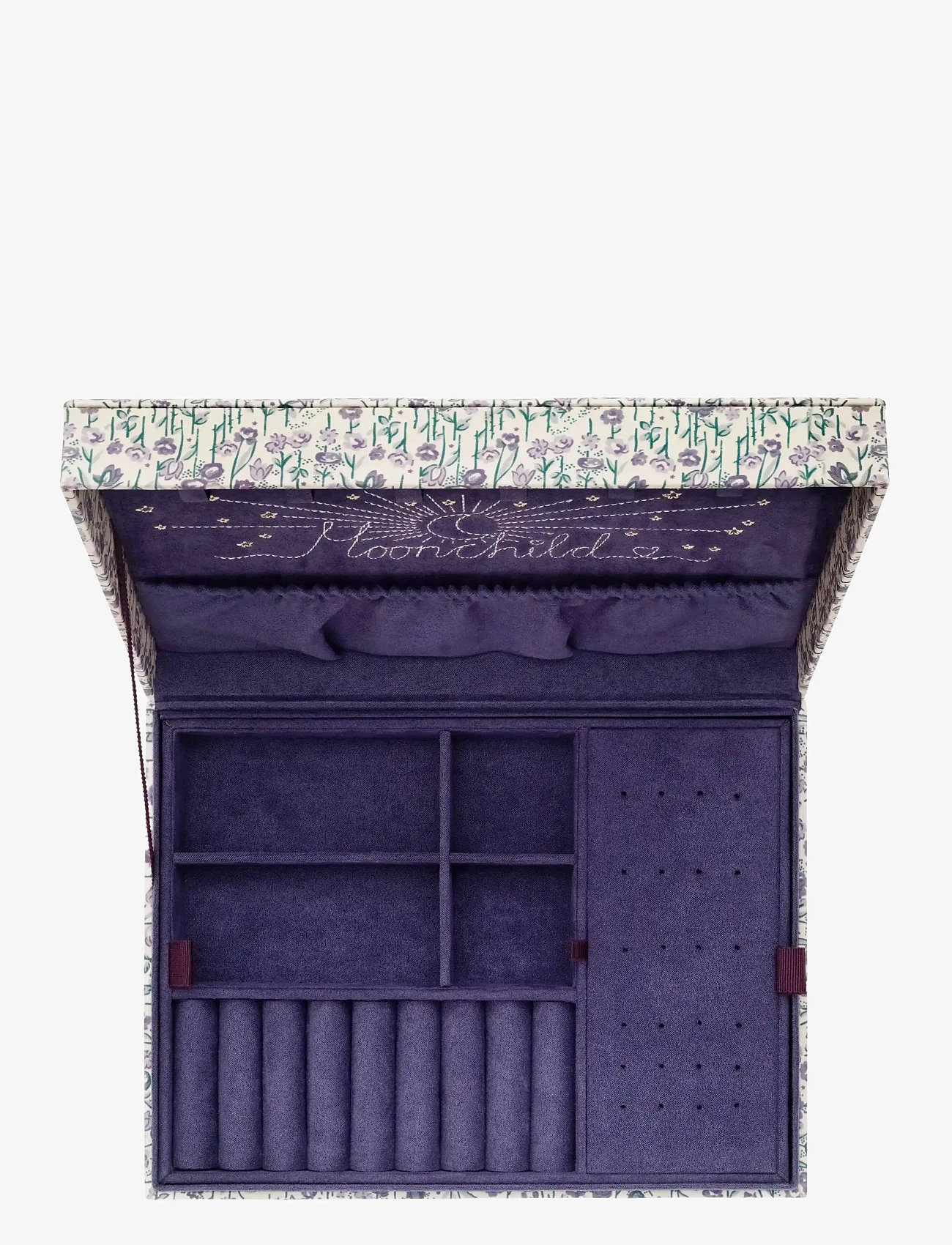 Maanesten - Margaret Jewelry Box Purple Heart - jewellery boxes - purple - 3