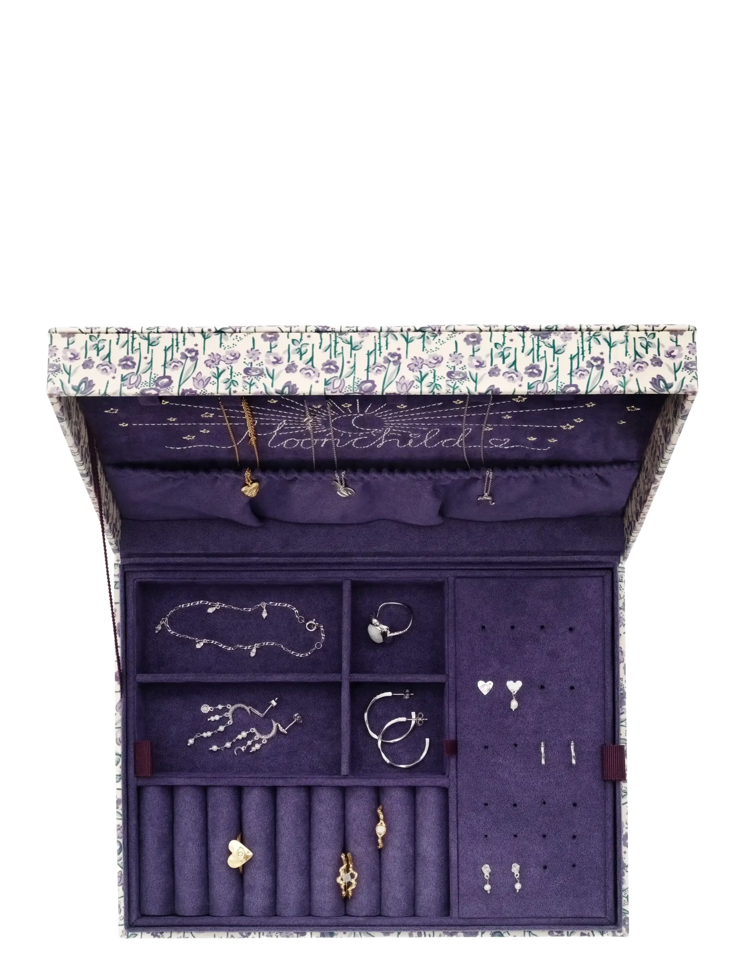 Maanesten - Margaret Jewelry Box Purple Heart - boîtes à bijoux - purple - 4
