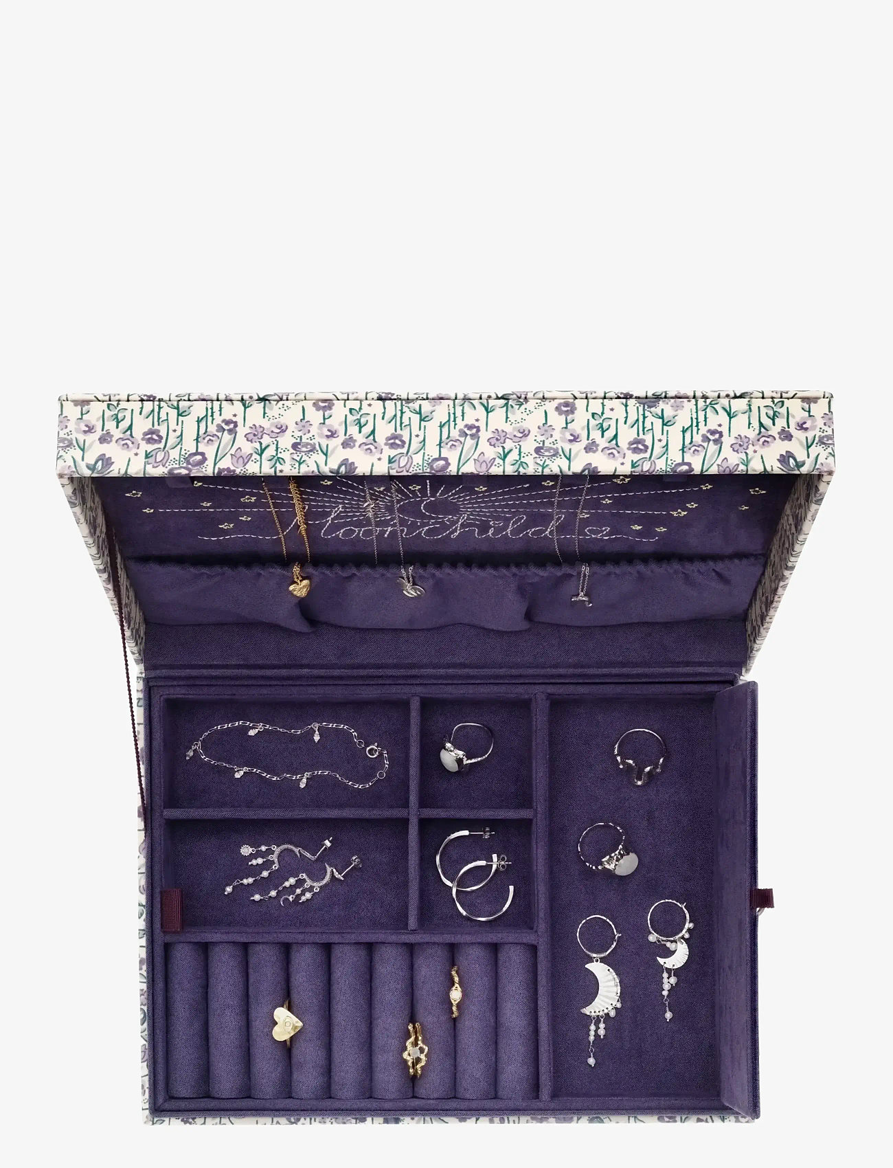 Maanesten - Margaret Jewelry Box Purple Heart - jewellery boxes - purple - 5