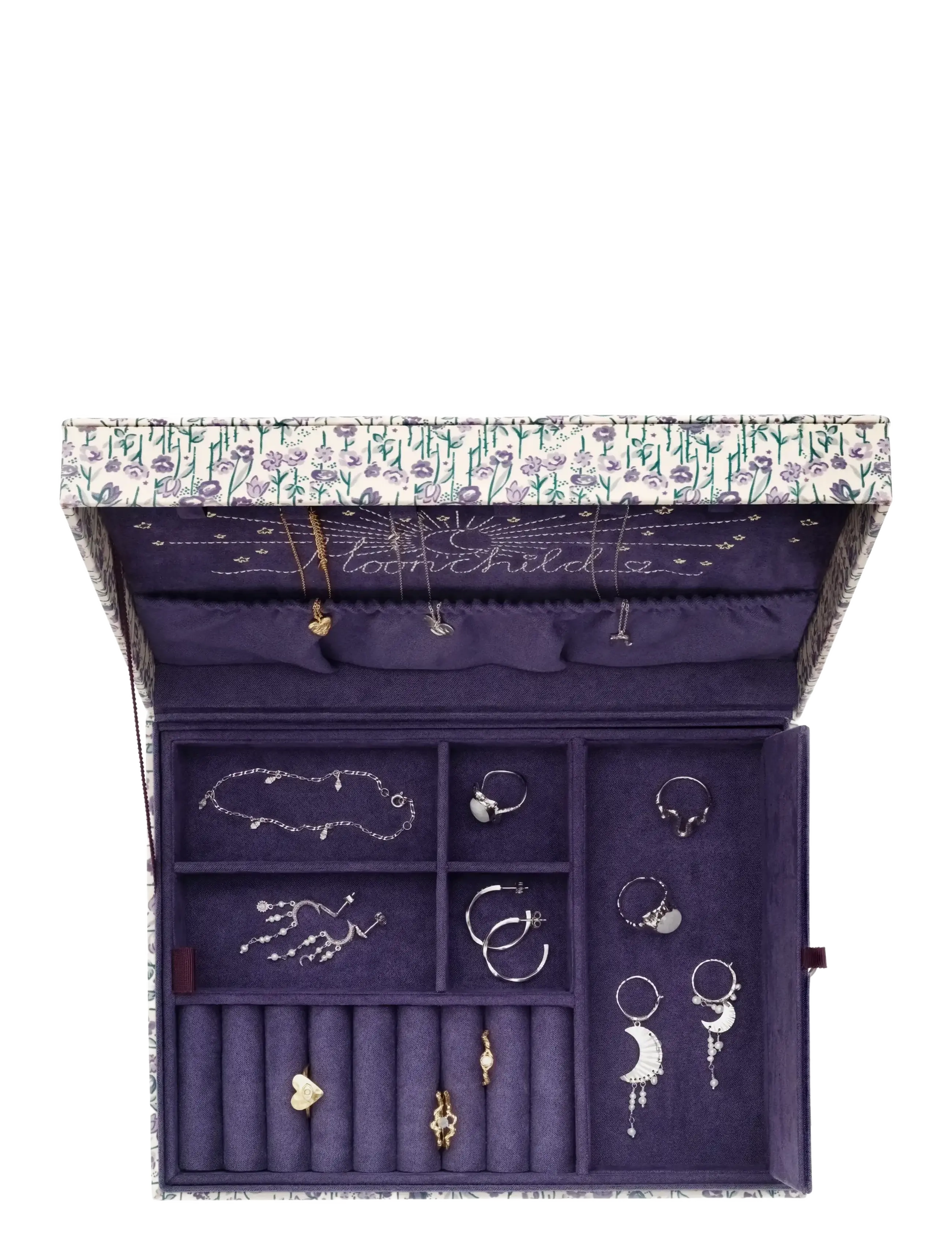 Maanesten - Margaret Jewelry Box Purple Heart - boîtes à bijoux - purple - 5