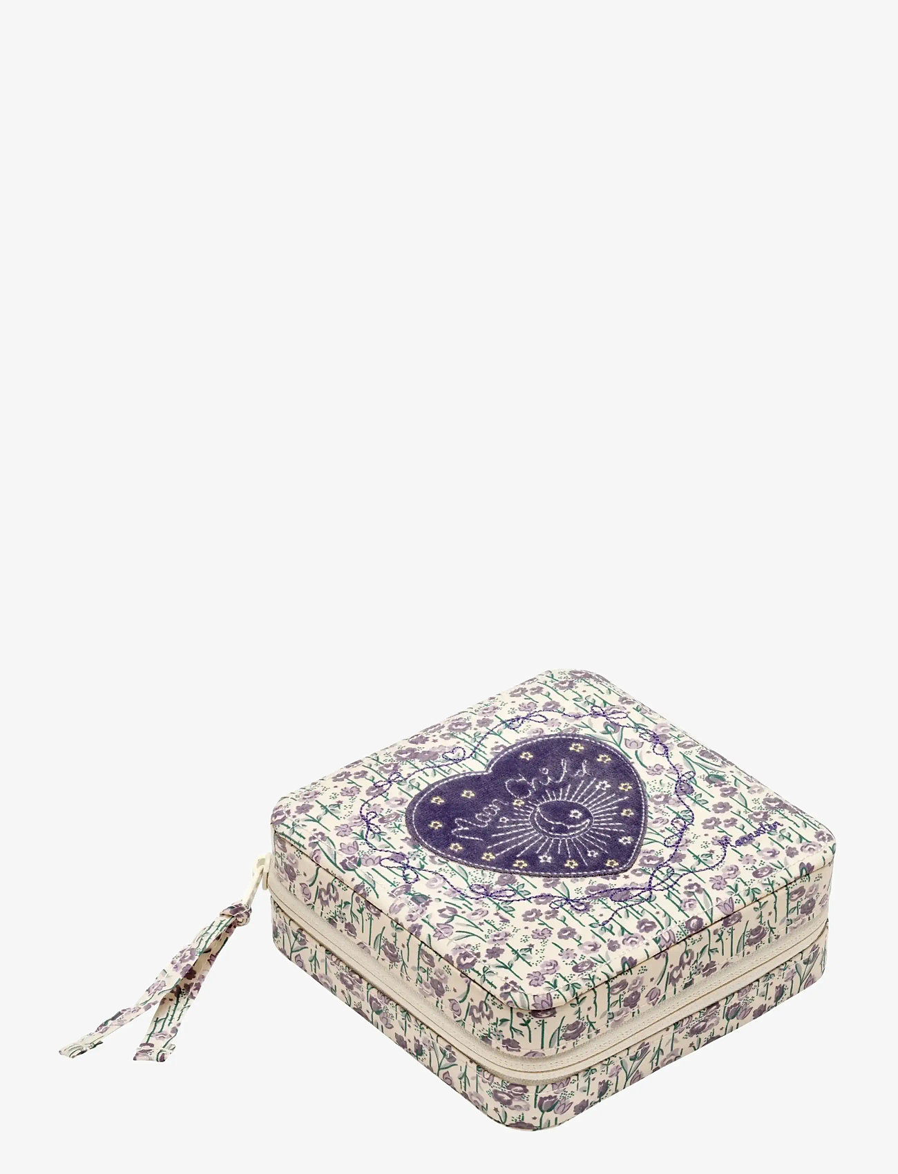 Maanesten - Amelia Jewelry Box Sky Purple heart - smyckeskrin - purple - 1
