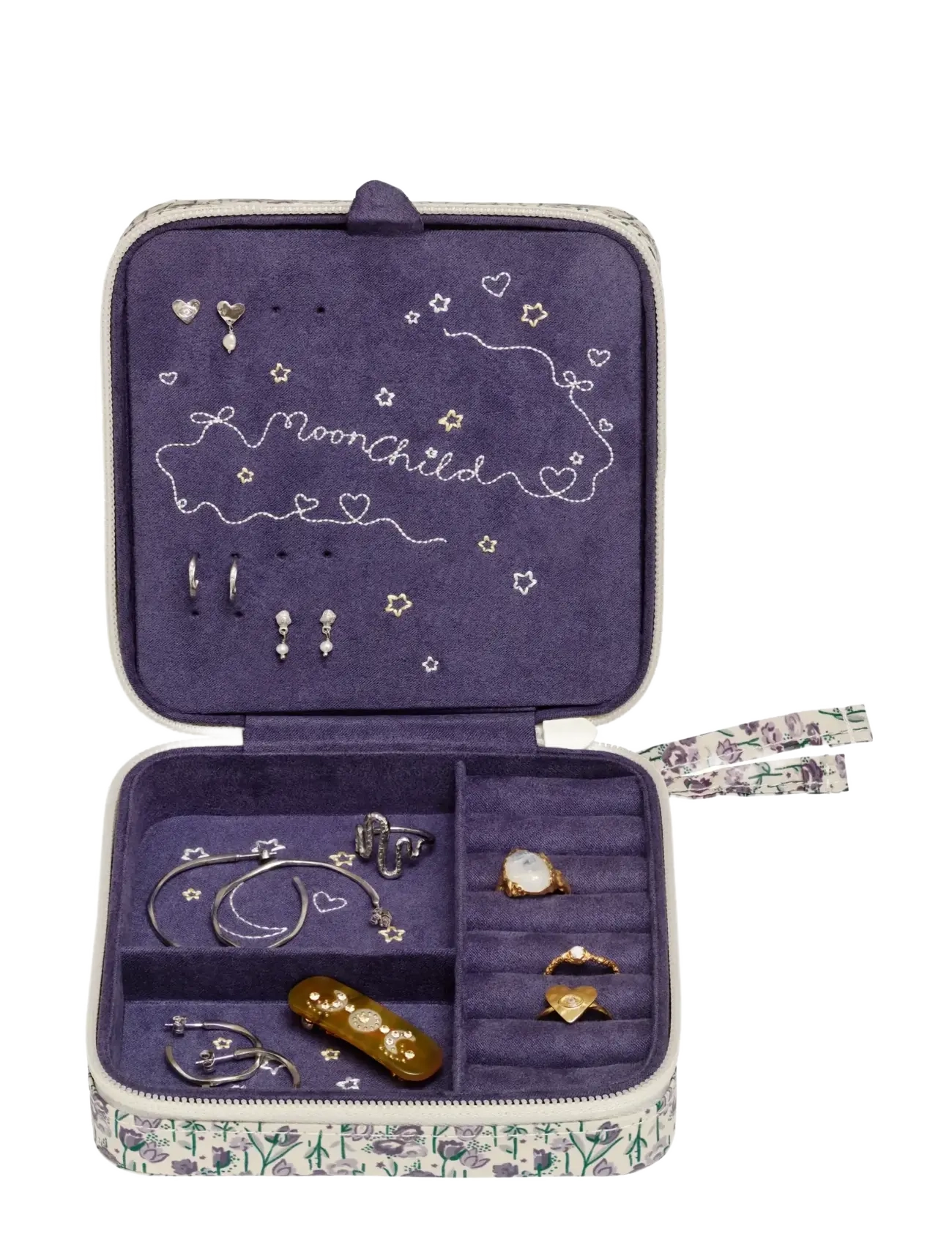 Maanesten - Amelia Jewelry Box Sky Purple heart - papuošalų dėžutės - purple - 5