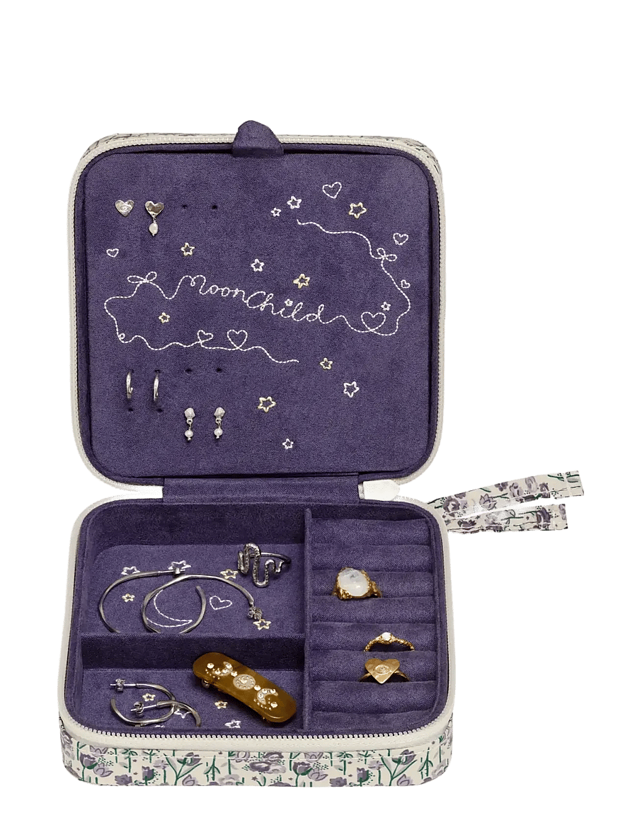Maanesten - Amelia Jewelry Box Sky Purple heart - schmuckschatullen - purple - 5