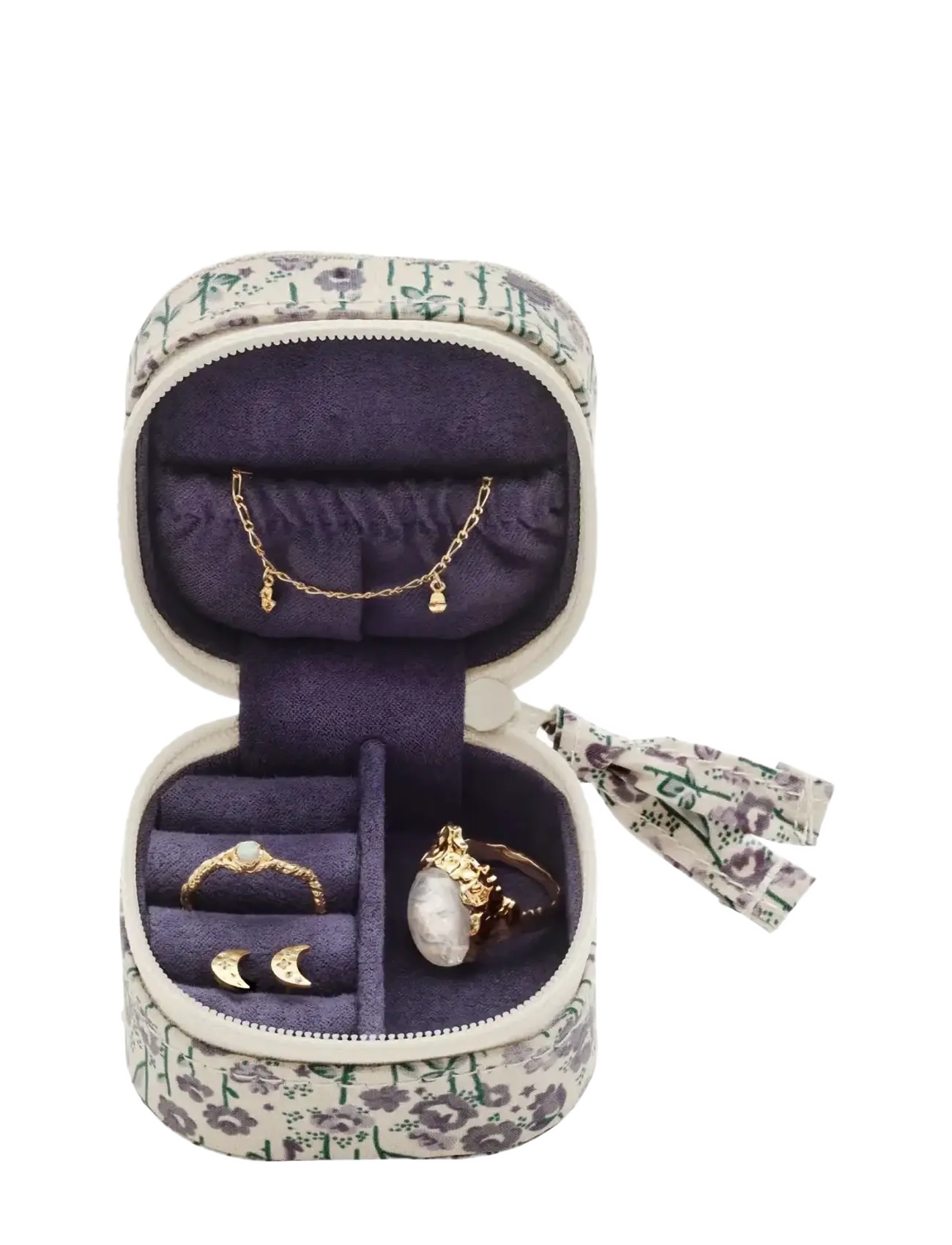 Maanesten - Alice Jewelry Box Purple heart - schmuckschatullen - purple - 4