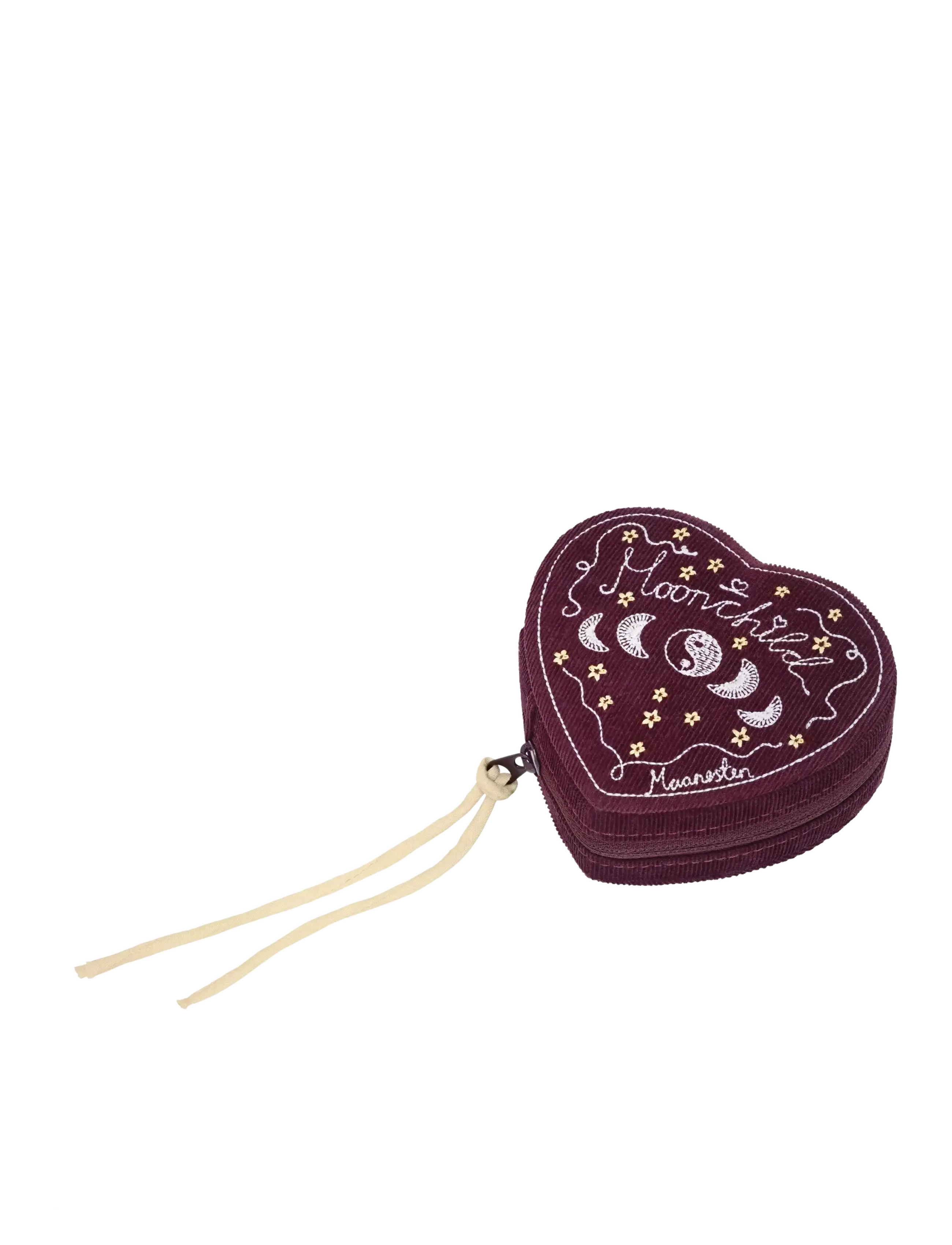 Maanesten Heart Jewelry Box Maroon - Accessoires - 1015 / burgundy