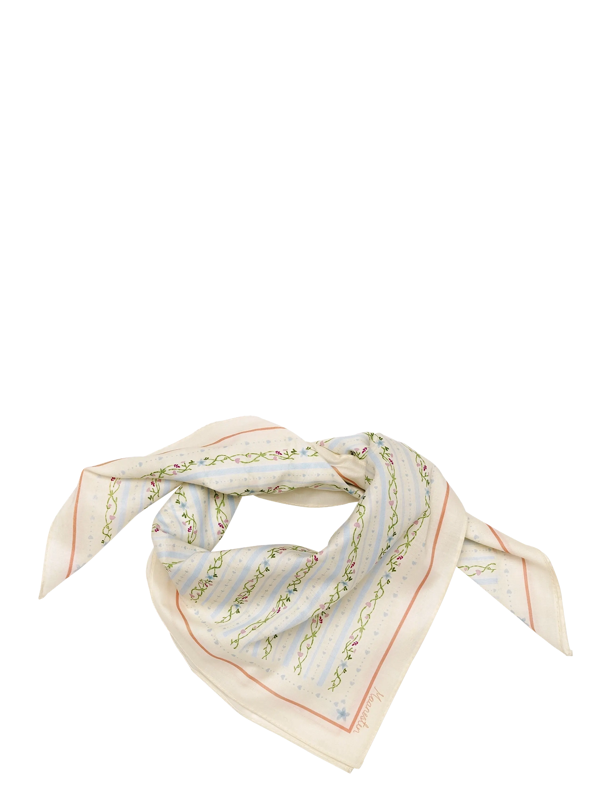 Maanesten Alina Scarf Summer Stripes Blue - Accessoarer - BLUE / blue