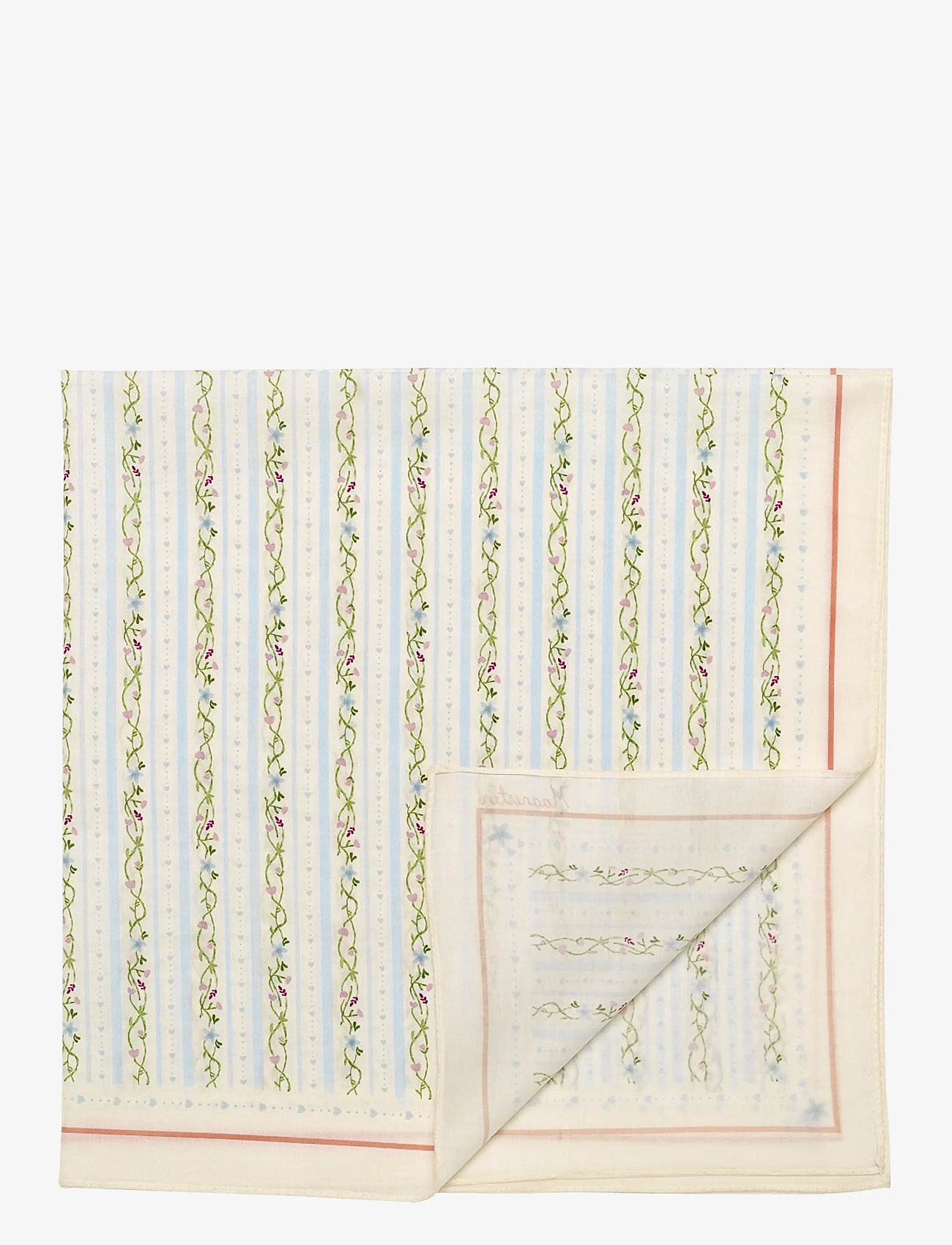 Maanesten - Alina Scarf Summer Stripes Blue - tynde tørklæder - blue - 1