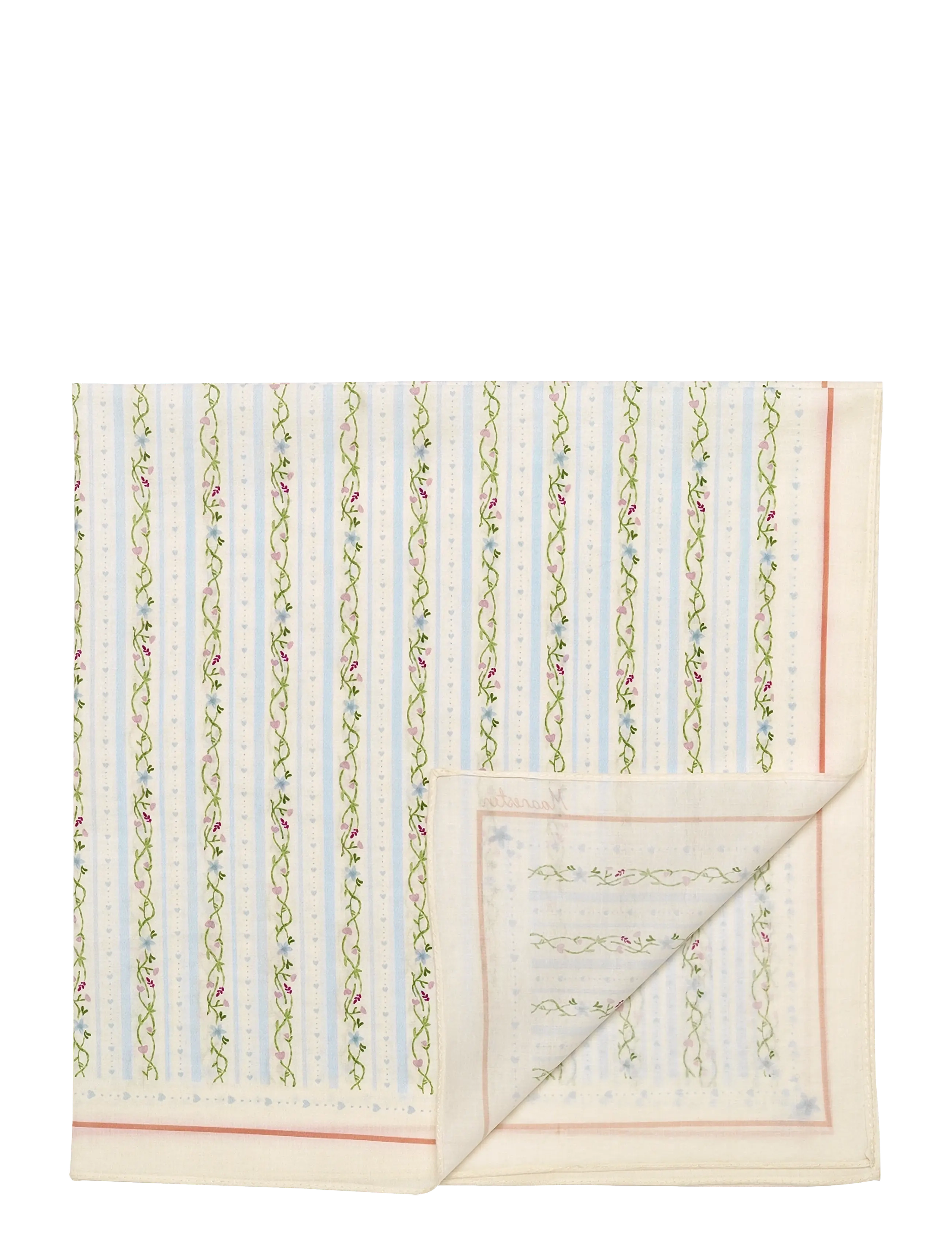 Maanesten - Alina Scarf Summer Stripes Blue - sjalar - blue - 1